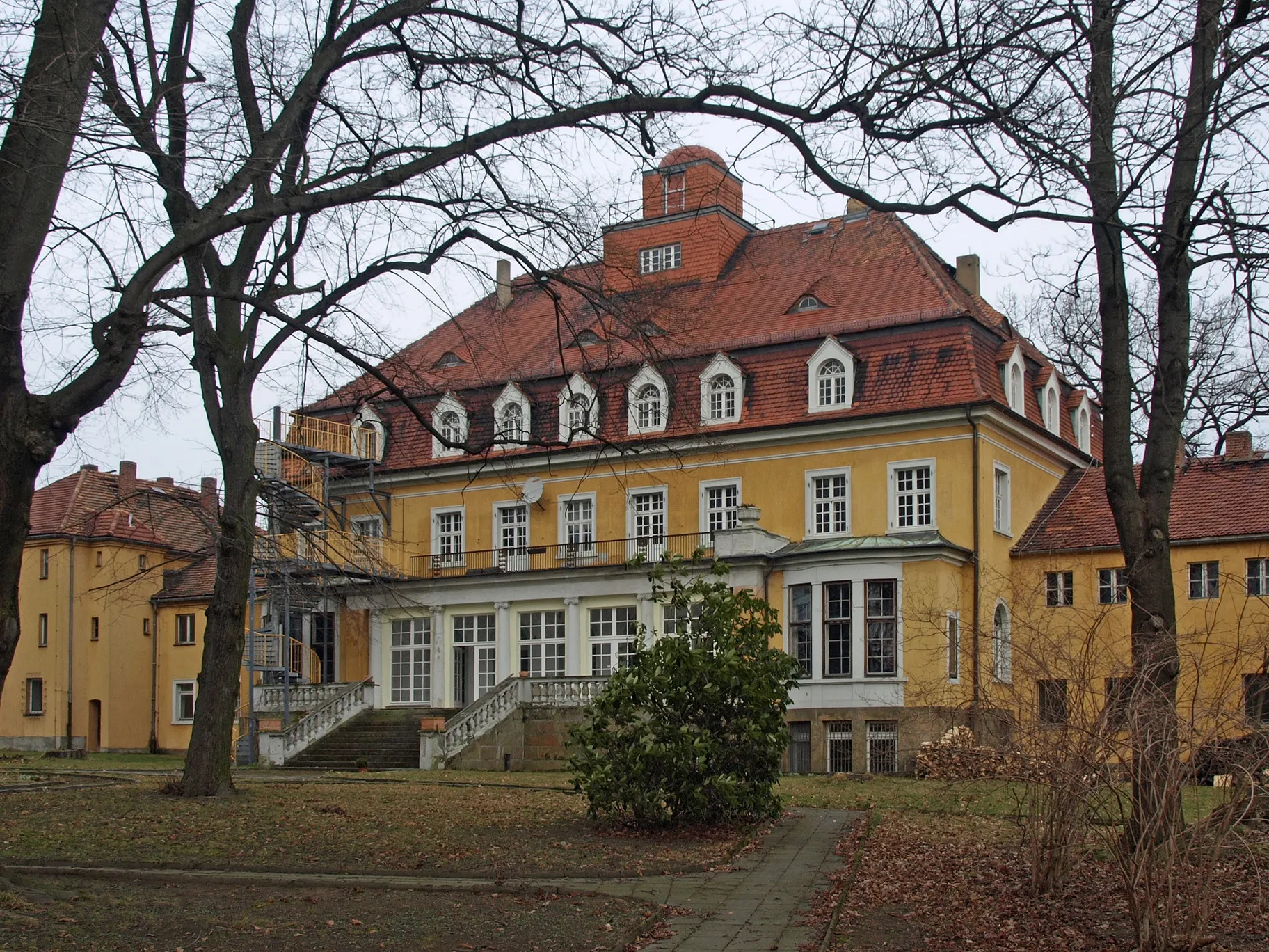 Photo showing: Schloss Gosswitz bei Reichenbach/O.L.
