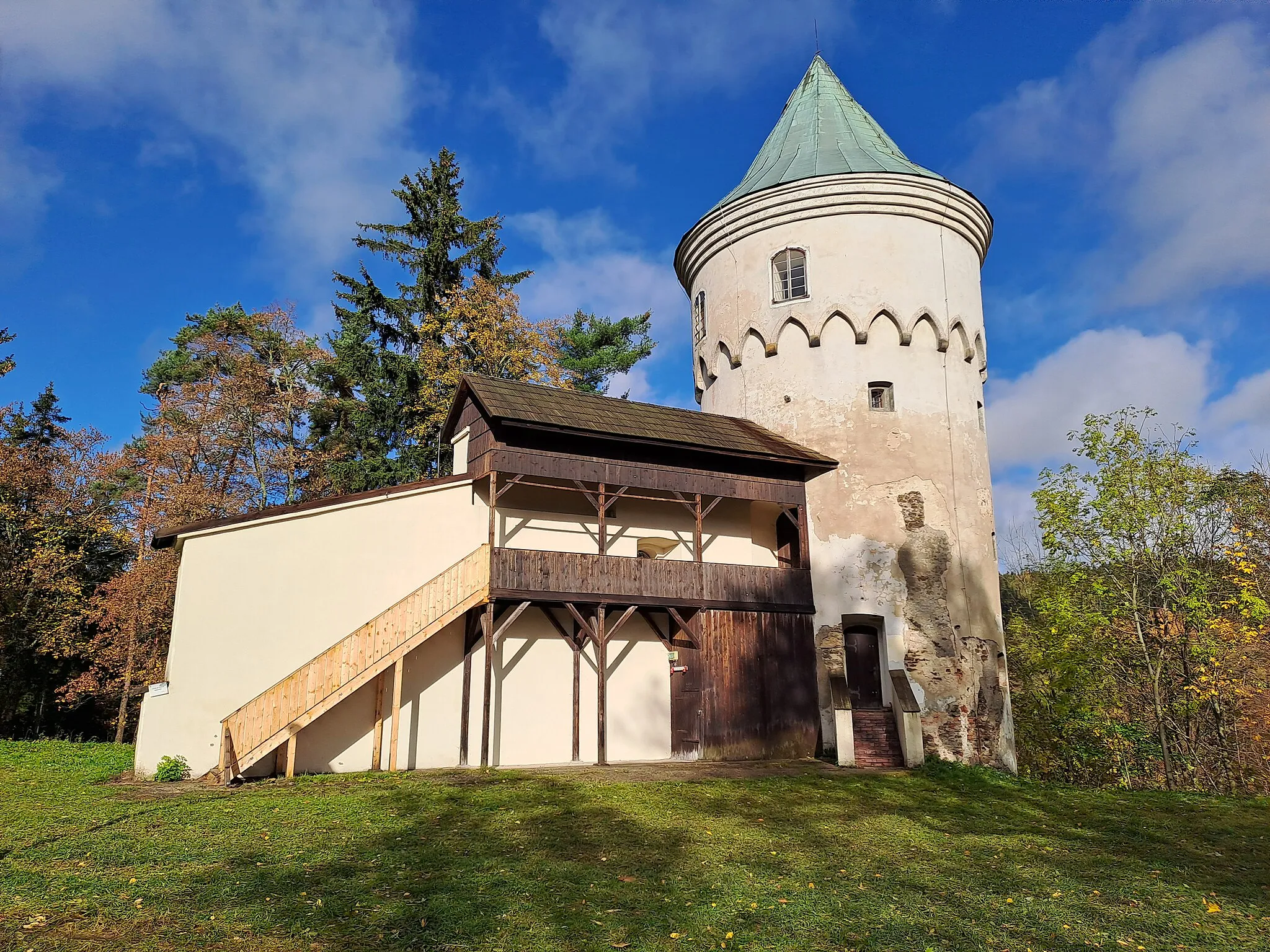 Photo showing: Freudenstein s věží Šlikovka