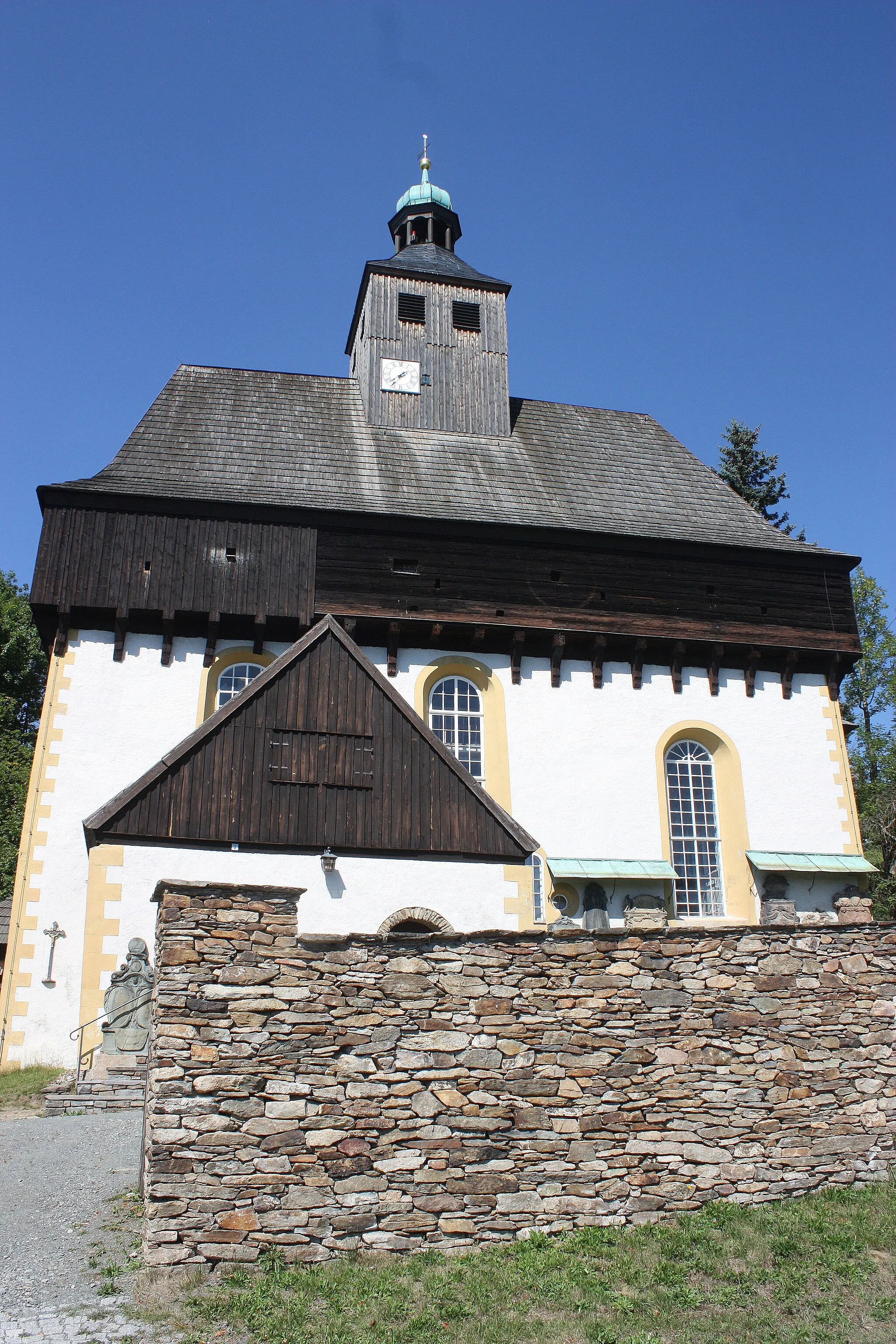 Photo showing: Großrückerswalde, the fortified church