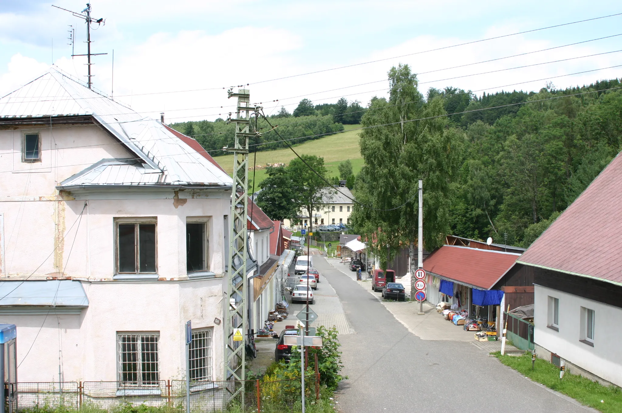 Photo showing: Grenzübergang in Český Jiřetín (Georgendorf)