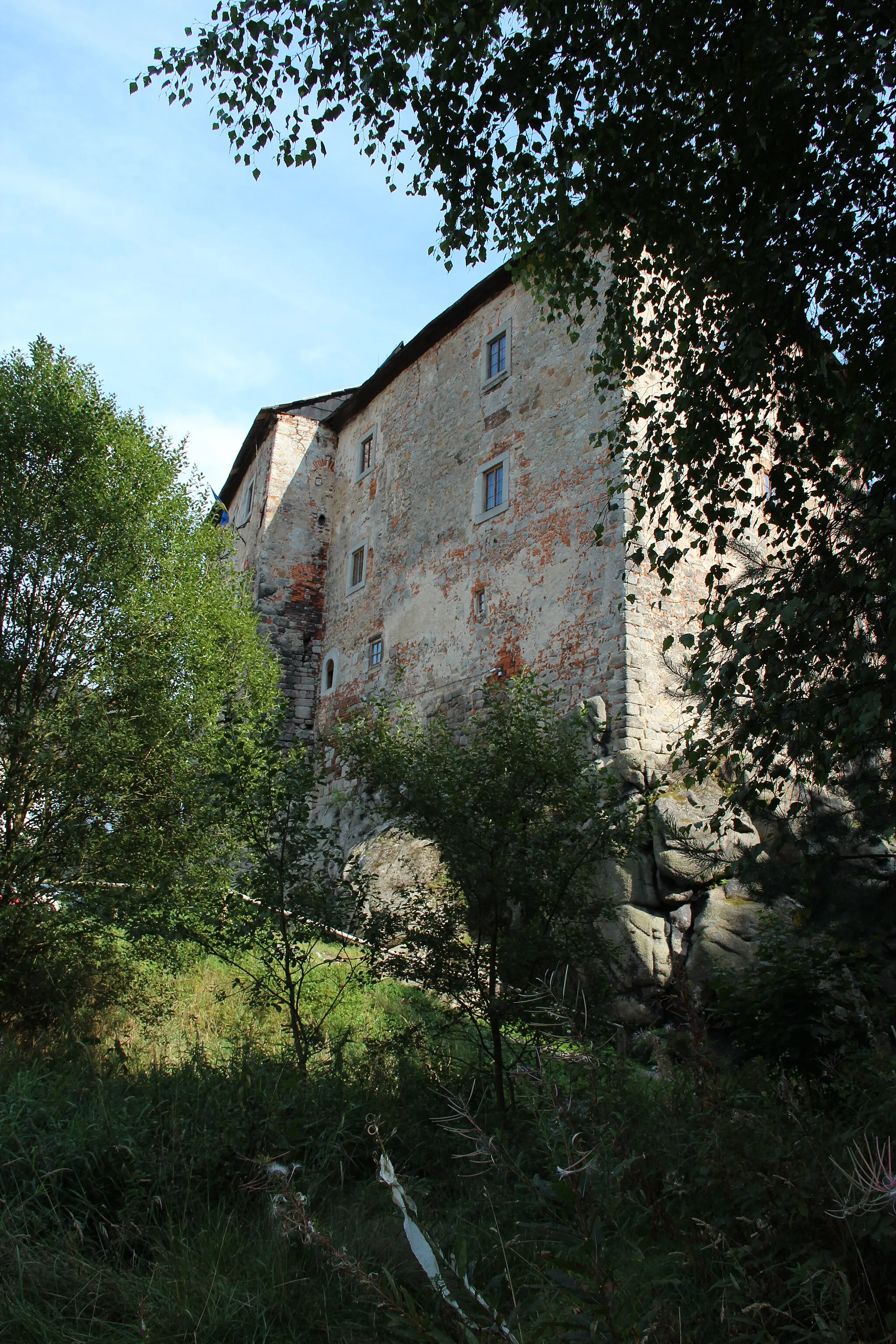 Photo showing: Burg Vildštejn (Wildstein)(Skalná)in der Nähe von Eger, Aussenansicht