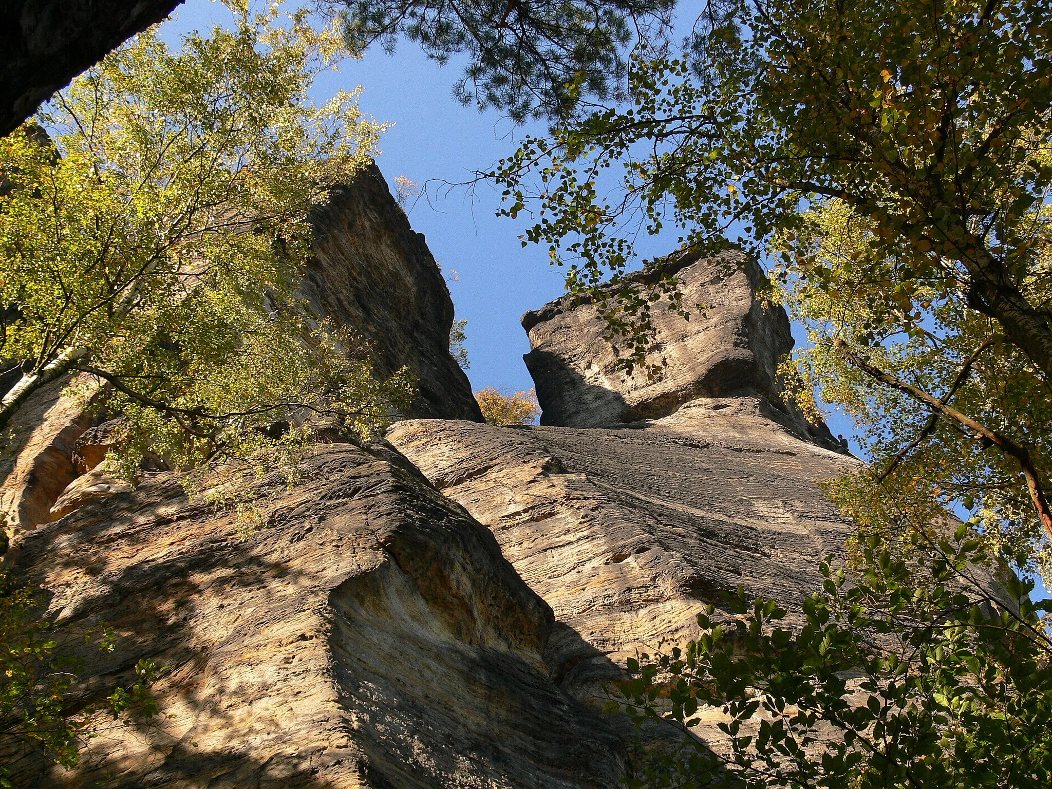 Photo showing: Skály Dolního Žlebu