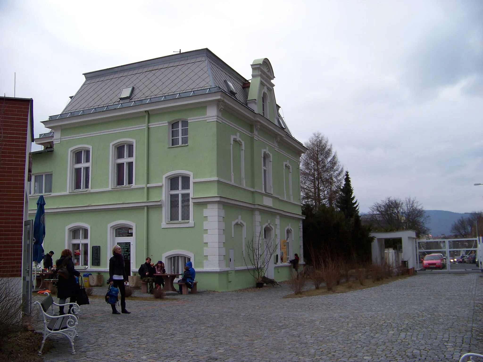 Photo showing: Teplice, Teplice District, Ústí nad Labem Region, the Czech Republic. Josefa Suka 1388, Botanical Garden. The entry building.