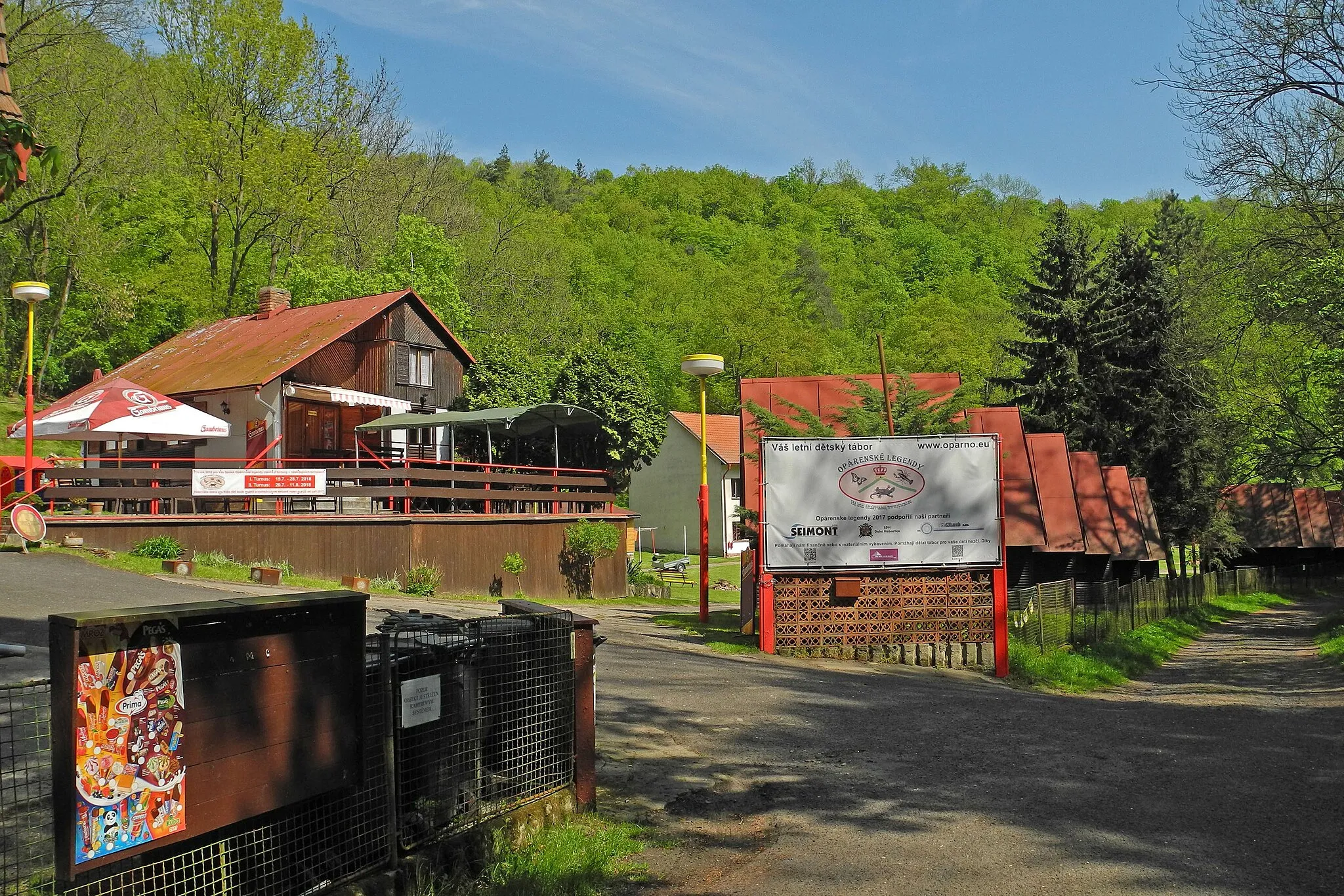 Photo showing: Wopparner Tal (Opárenské údolí) – Schweizermühle (Švýcarský mlýn), jetzt Kinderferienlager „Kemp Jordan“