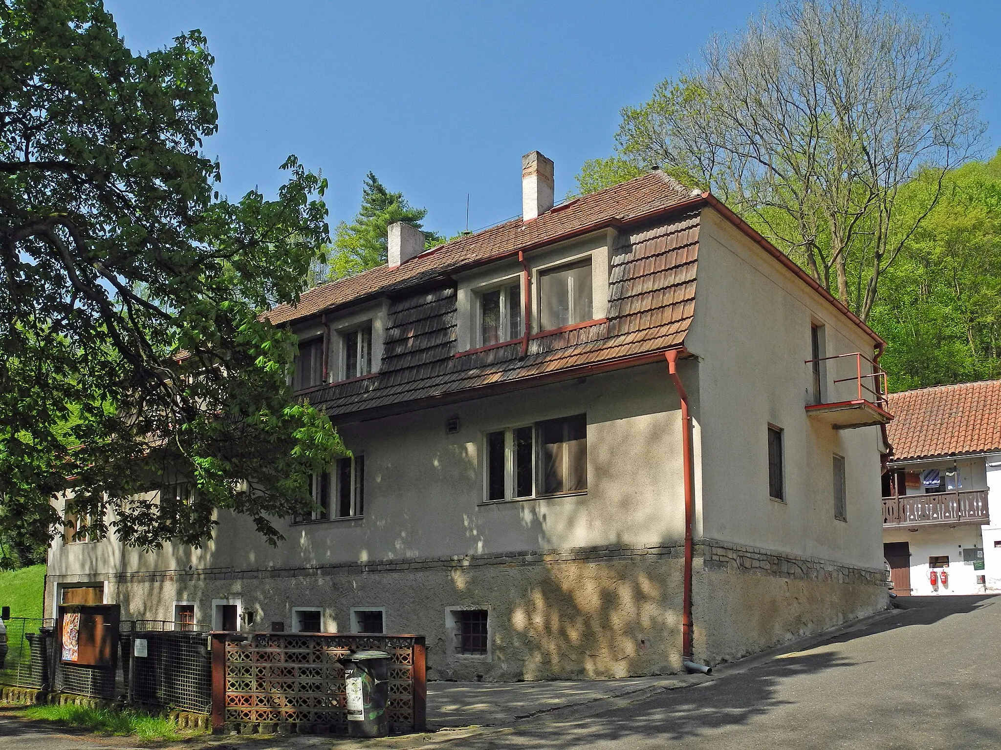 Photo showing: Wopparner Tal (Opárenské údolí) – Schweizermühle (Švýcarský mlýn), jetzt Kinderferienlager „Kemp Jordan“