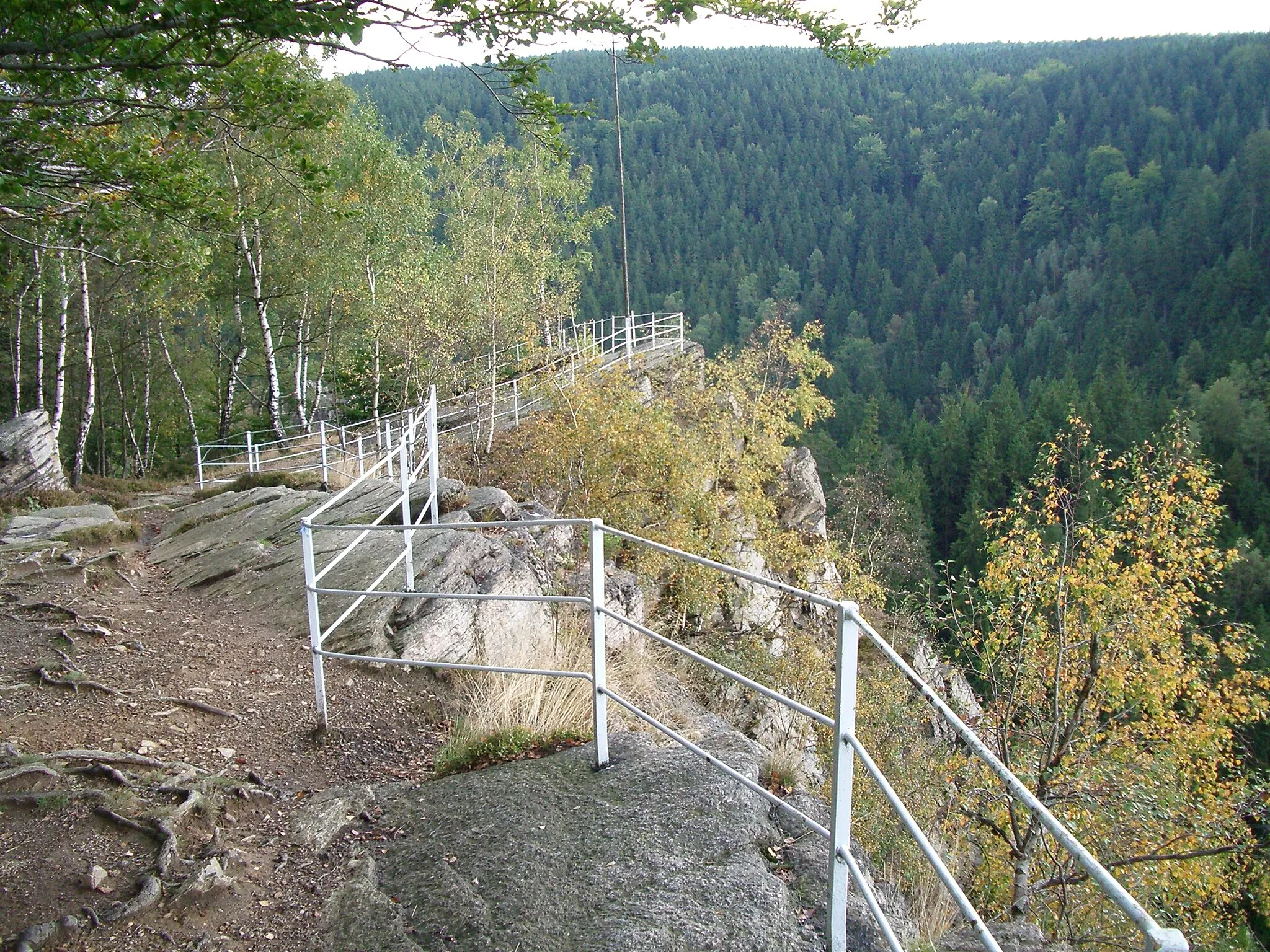 Photo showing: Katzenstein near Pobershau (Erzgebirge)