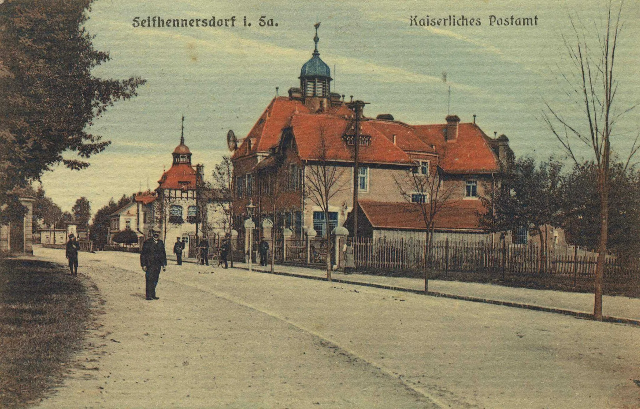 Photo showing: Das Kaiserliche Postamt in Seifhennersdorf in Sachsen, Deutschland.