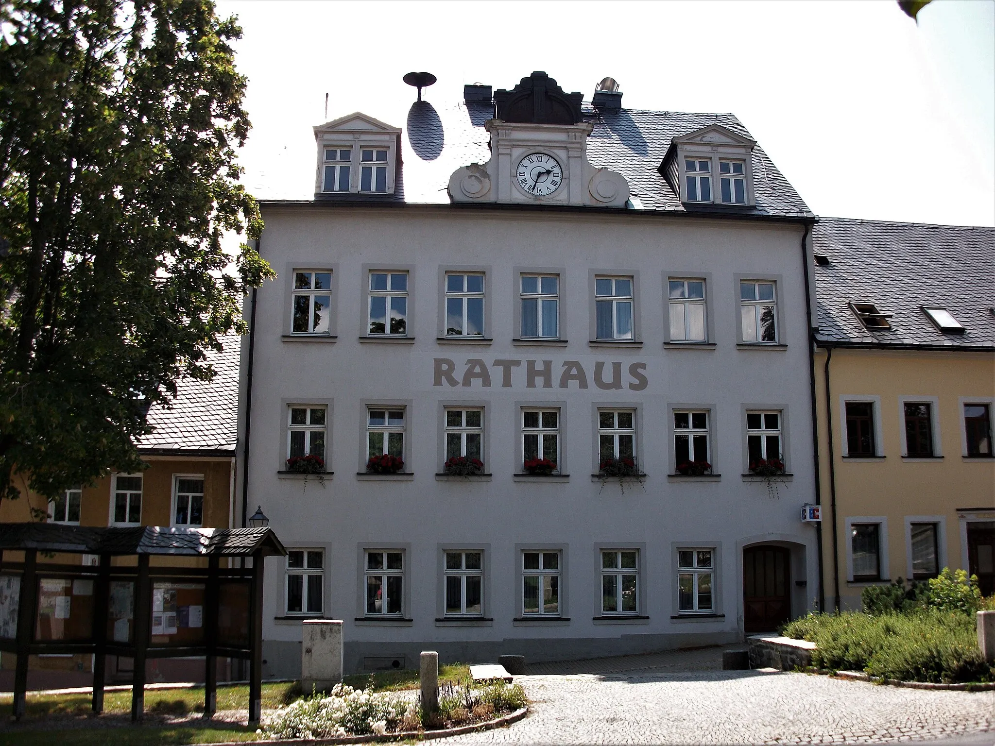 Photo showing: Rathaus Jöhstadt