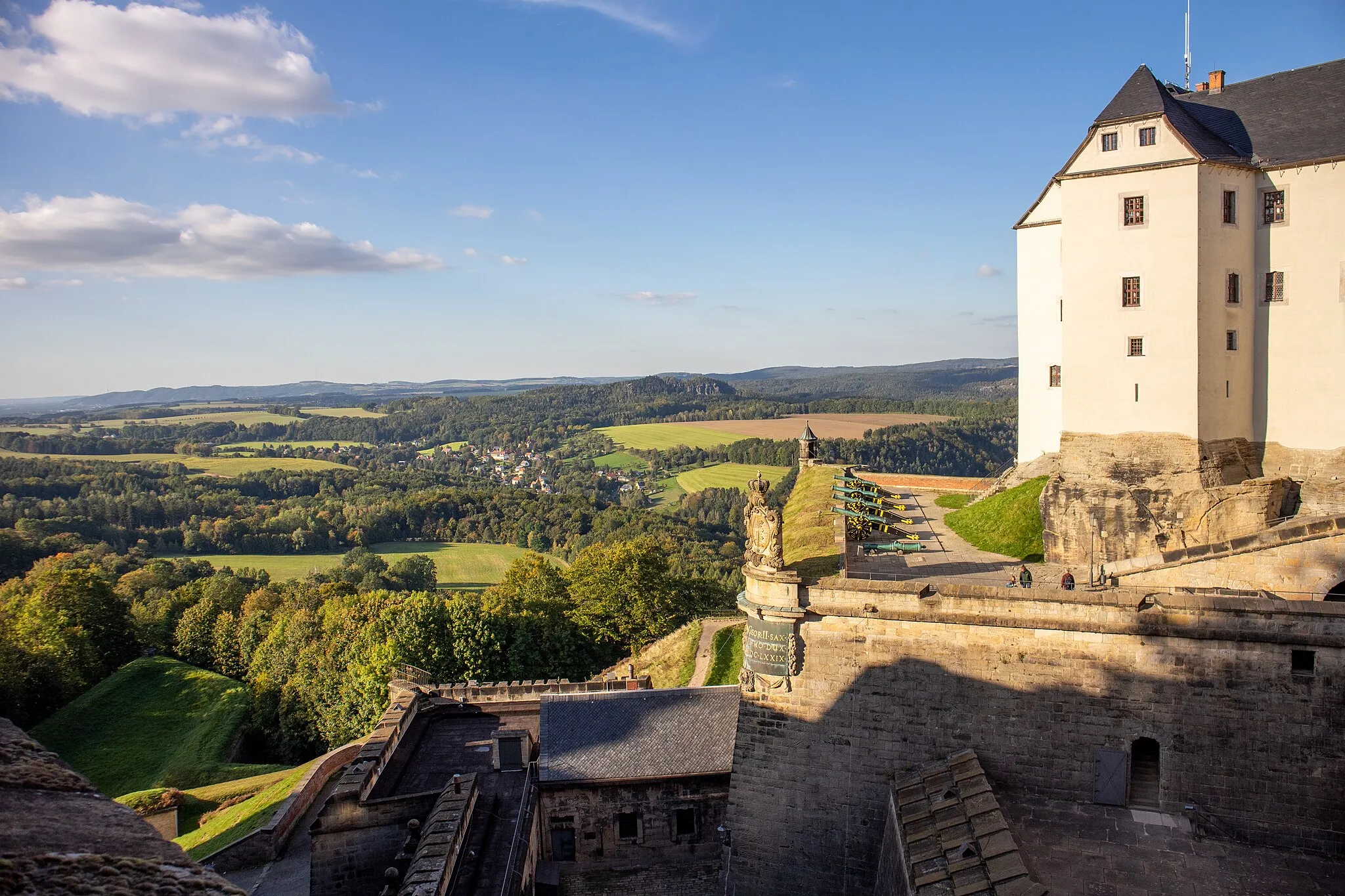 Photo showing: Festung Königsstein Blick