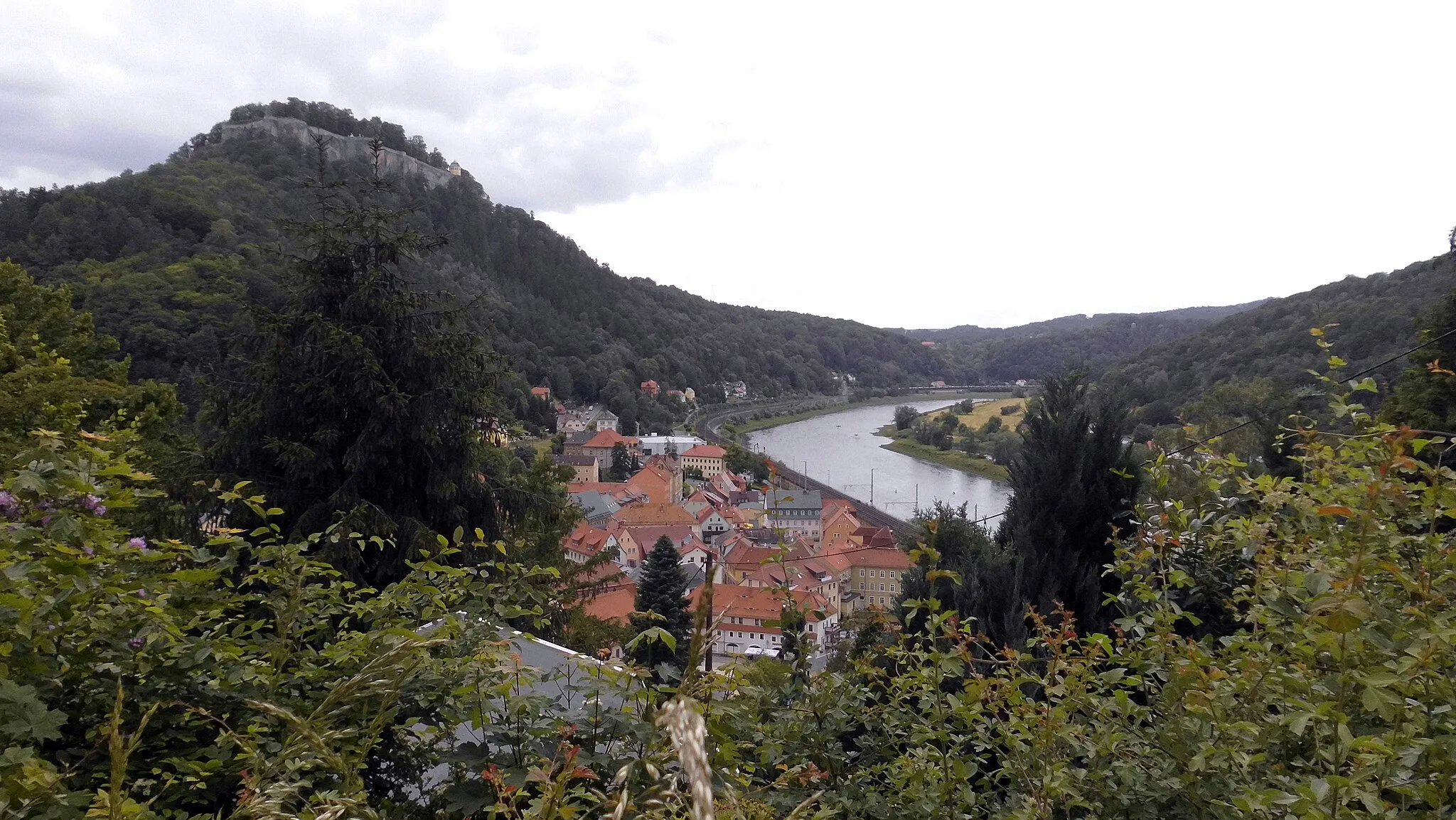 Photo showing: 2021 Königstein Blick auf die Stadt