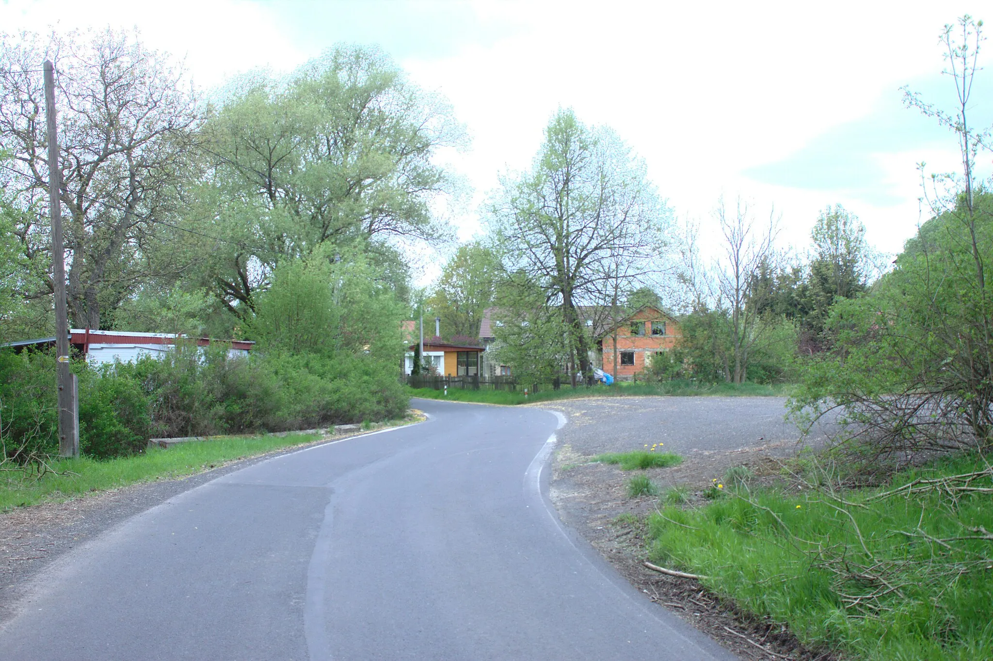 Photo showing: Limits of the village of Lipová, Ústí Region, CZ