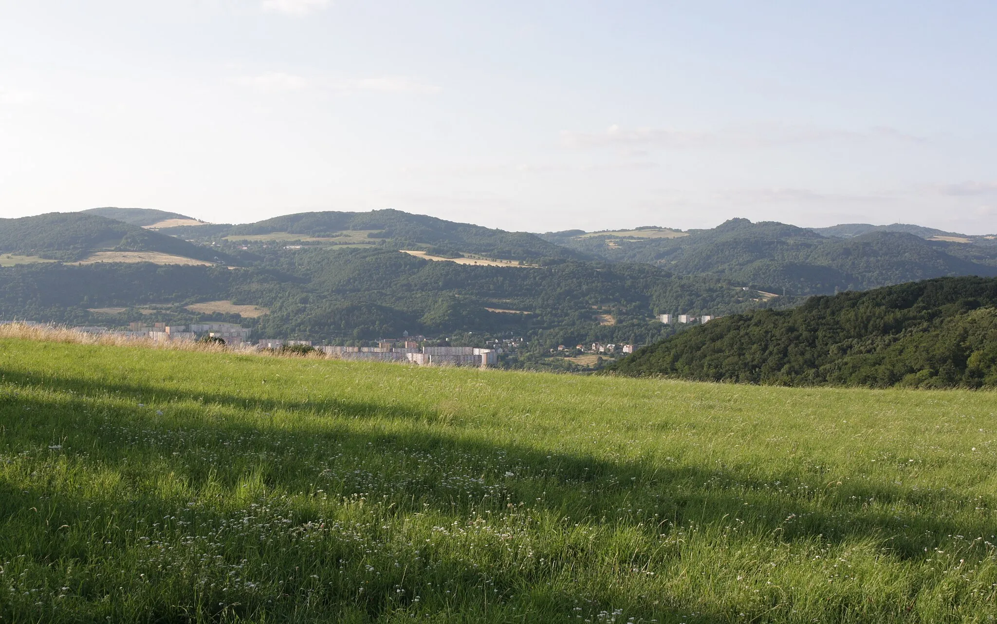 Photo showing: Kojetice (Ústí nad Labem) - pohled směrem Krásné Březno