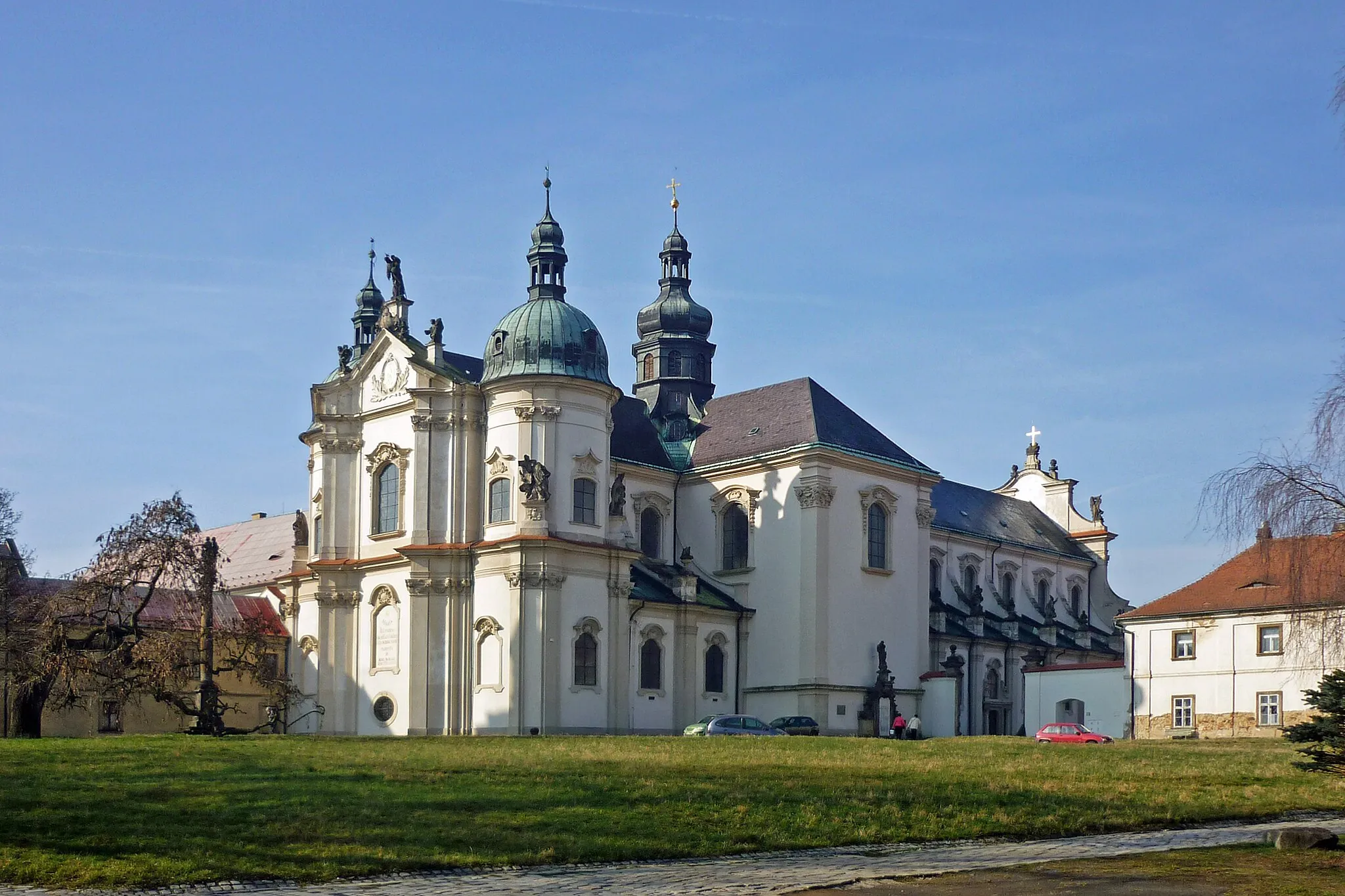 Photo showing: Klosterkirche Mariä Himmelfahrt in der ehem. Zisterzienserabtei in Ossegg (Osek)