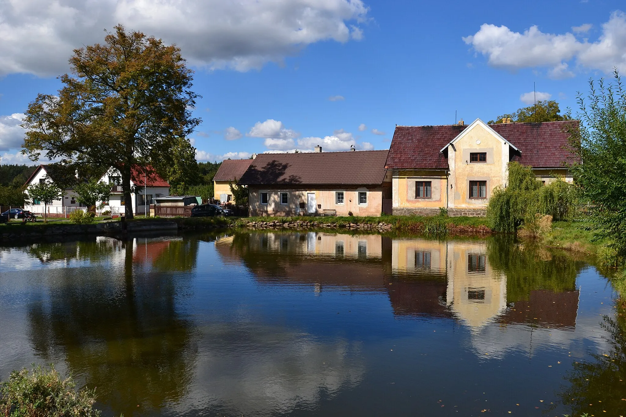 Photo showing: Největší rybník ve vesnici