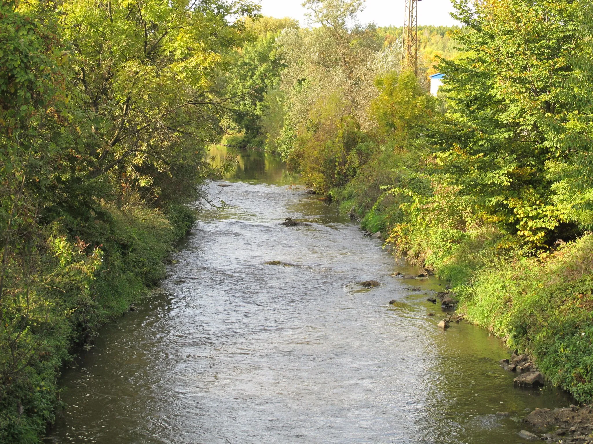 Photo showing: Řeka Bílina v Rudolicích