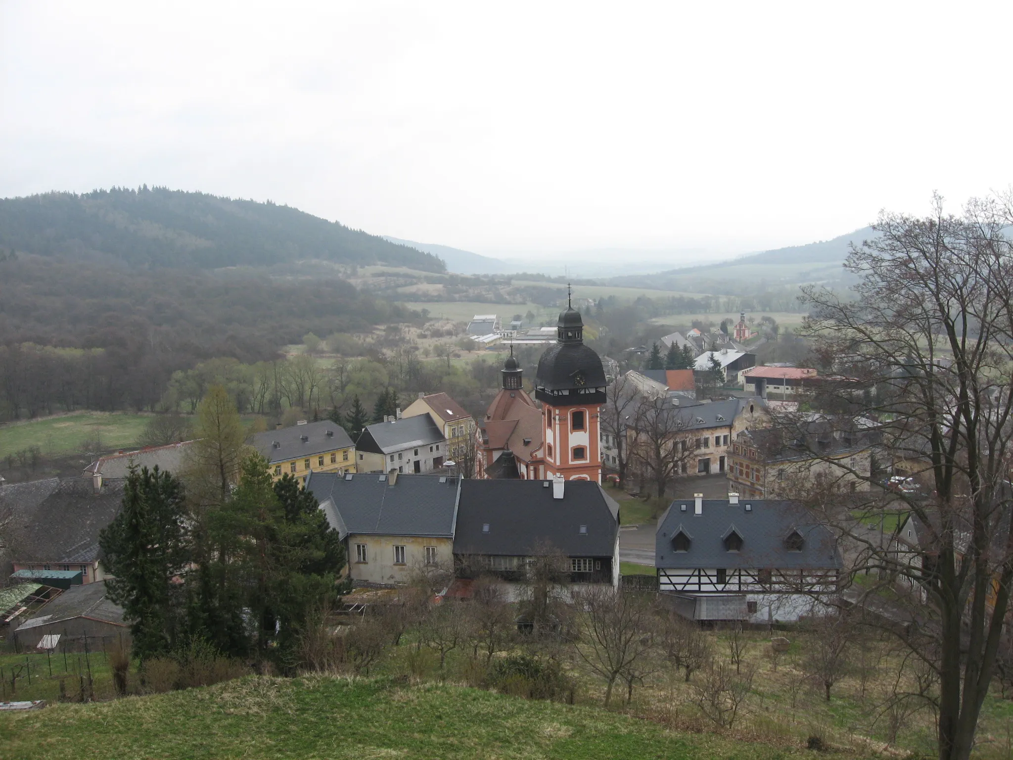 Photo showing: Village Valeč, (Karlovy Vary District, Czech Republic)