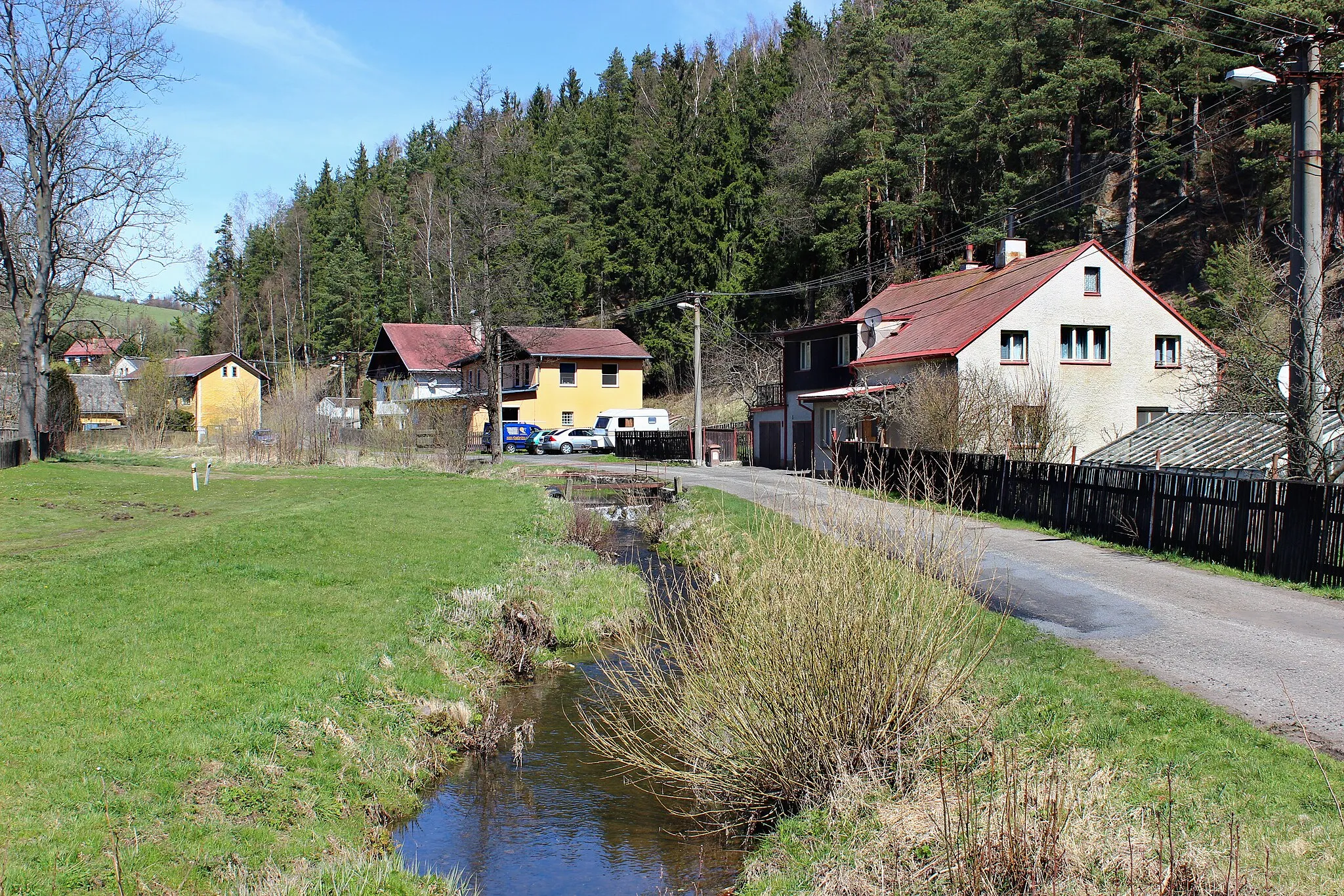 Photo showing: Horní Tašovice, part of Stružná village, Czech Republic
