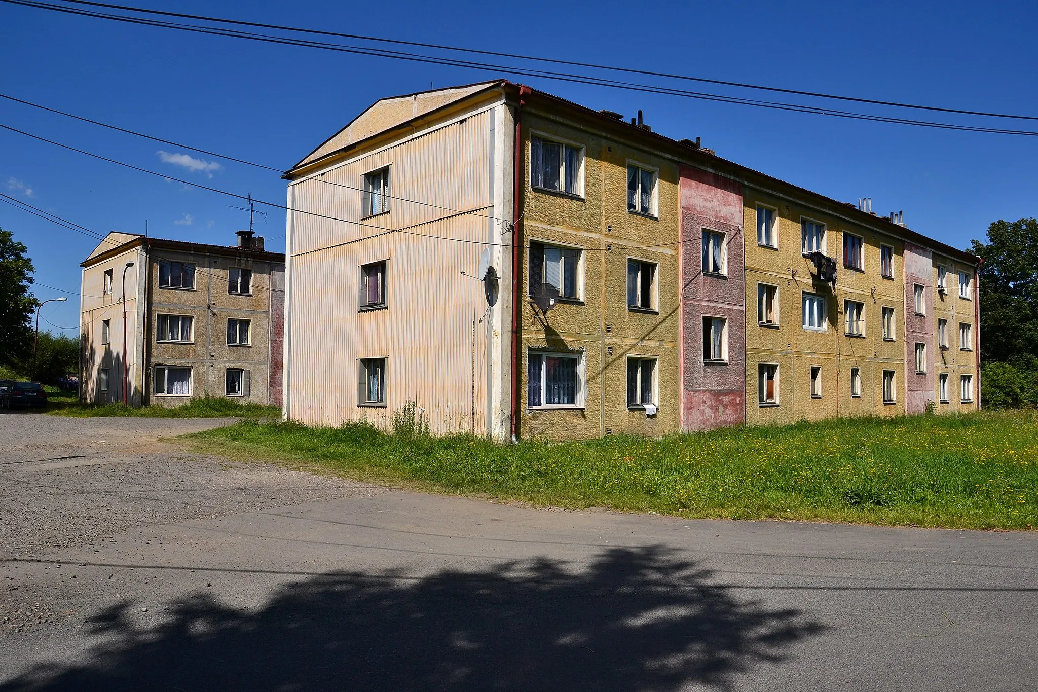 Photo showing: Bytové domy