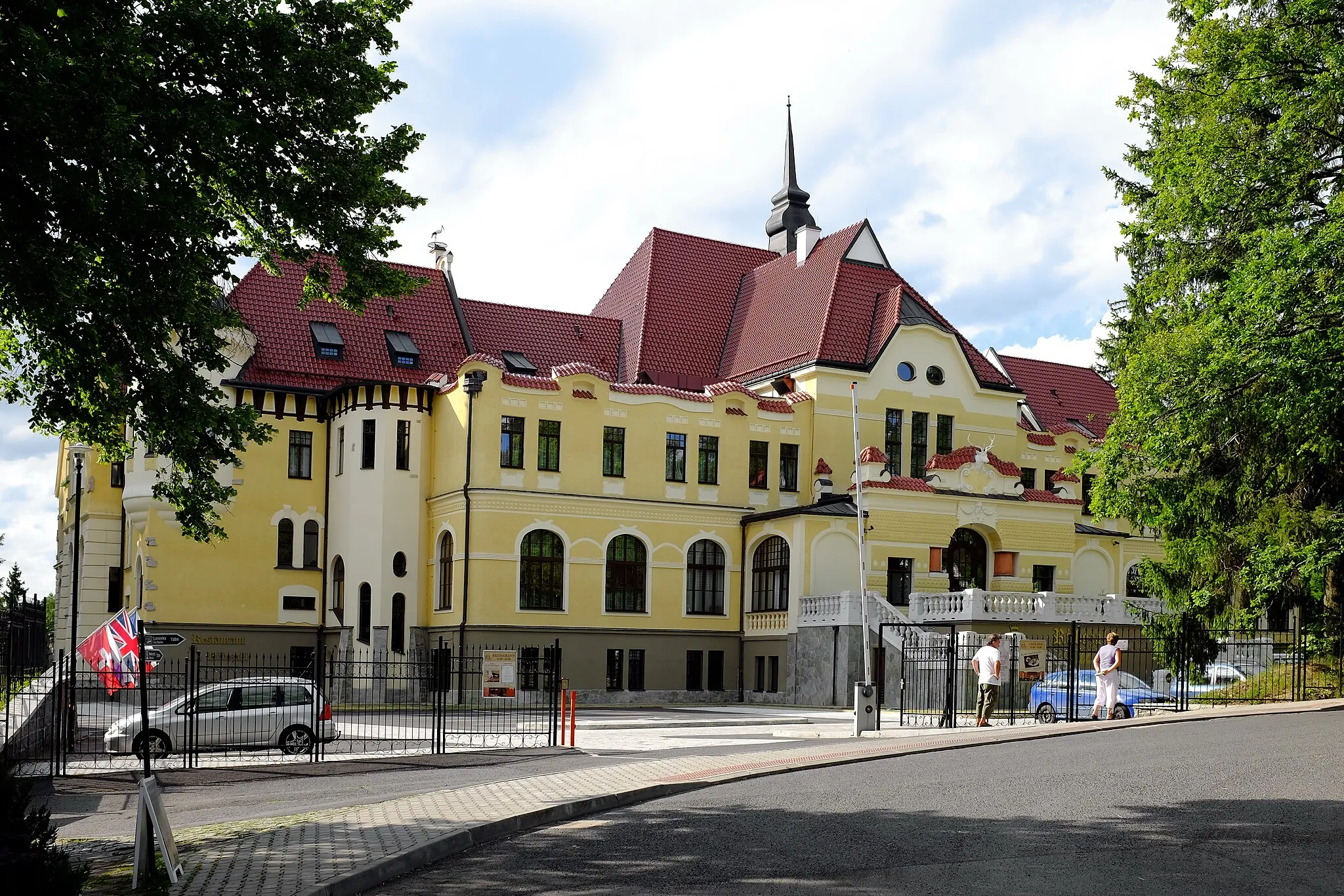 Photo showing: Mariánské Lázně hotel Rübezahl (Krakonoš), Mariánské Lázně 591.