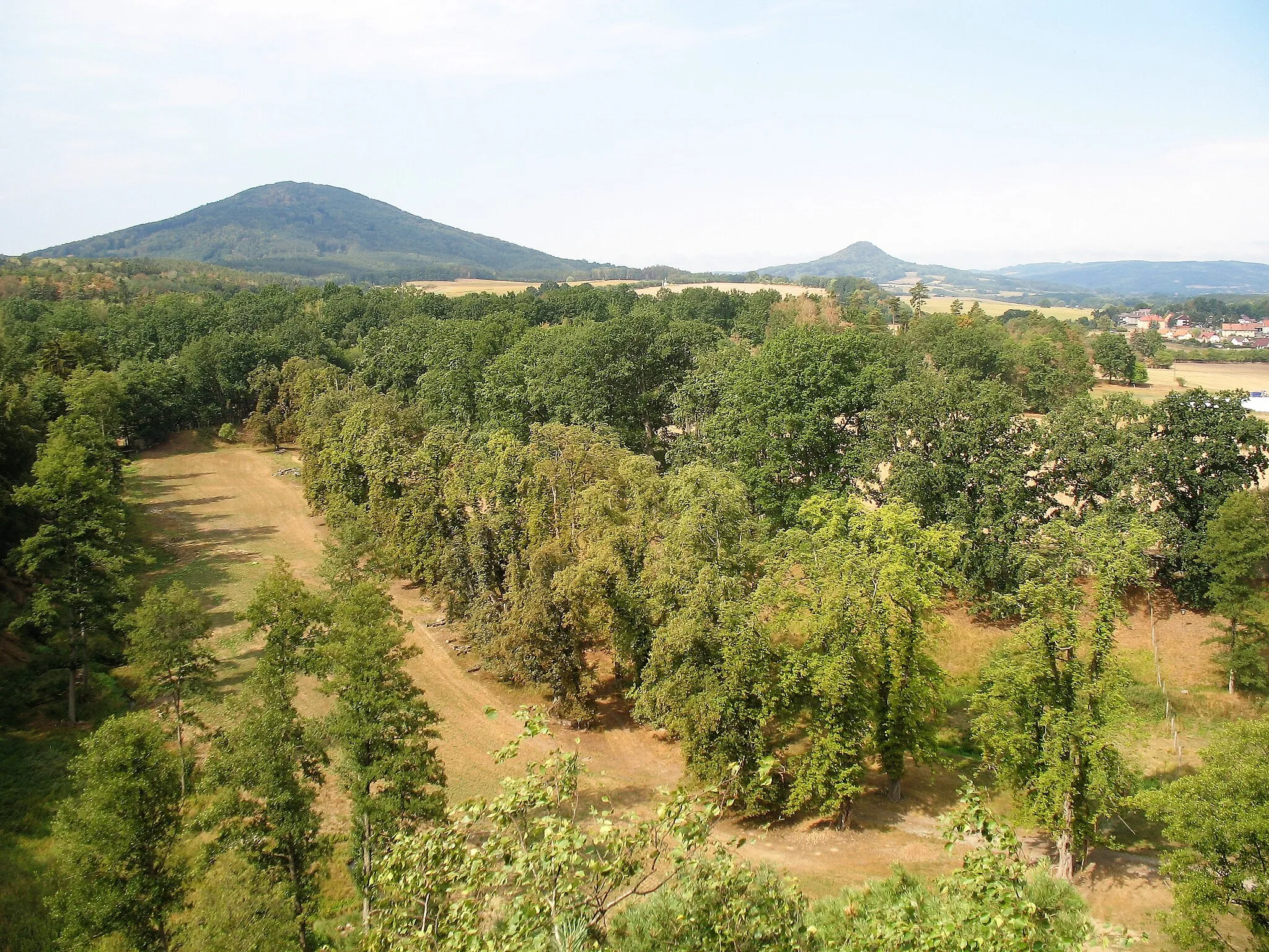 Photo showing: Views from Deer Park Vřisek near Česká Lípa, Northern Bohemia