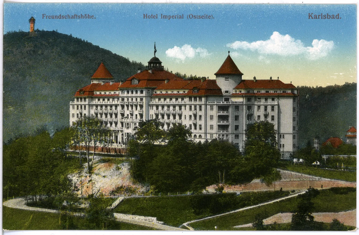 Photo showing: Karlsbad; Freundschaftshöhe, Hotel Imperial