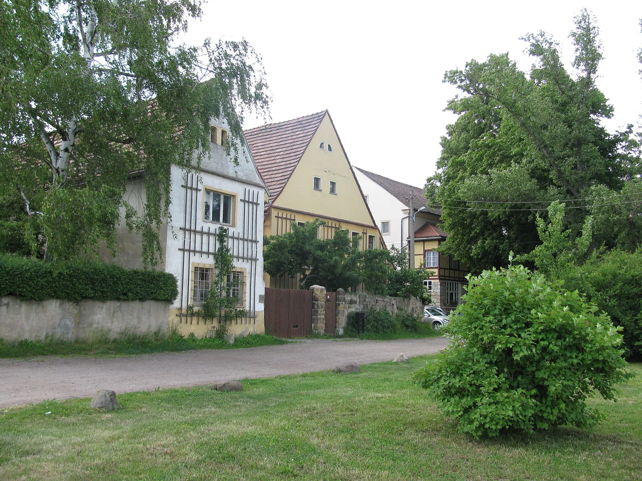 Photo showing: Gebäude im Dorfkern von Zschieren, Dresden