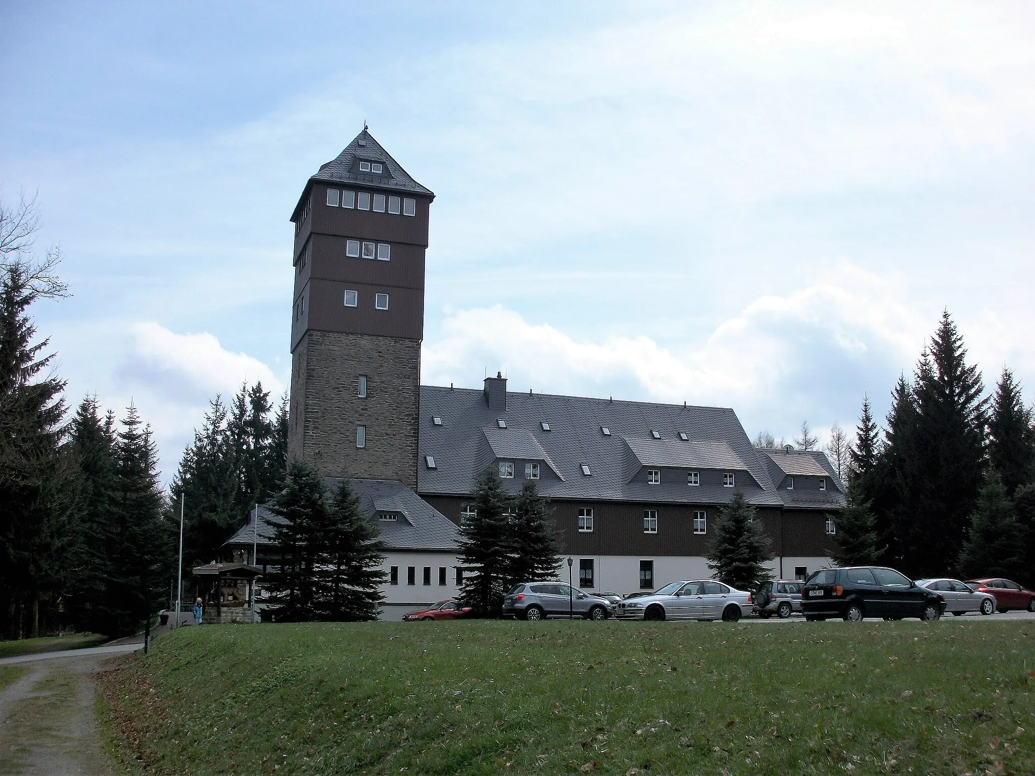 Photo showing: Aussichtsturm auf dem Berg Bärenstein