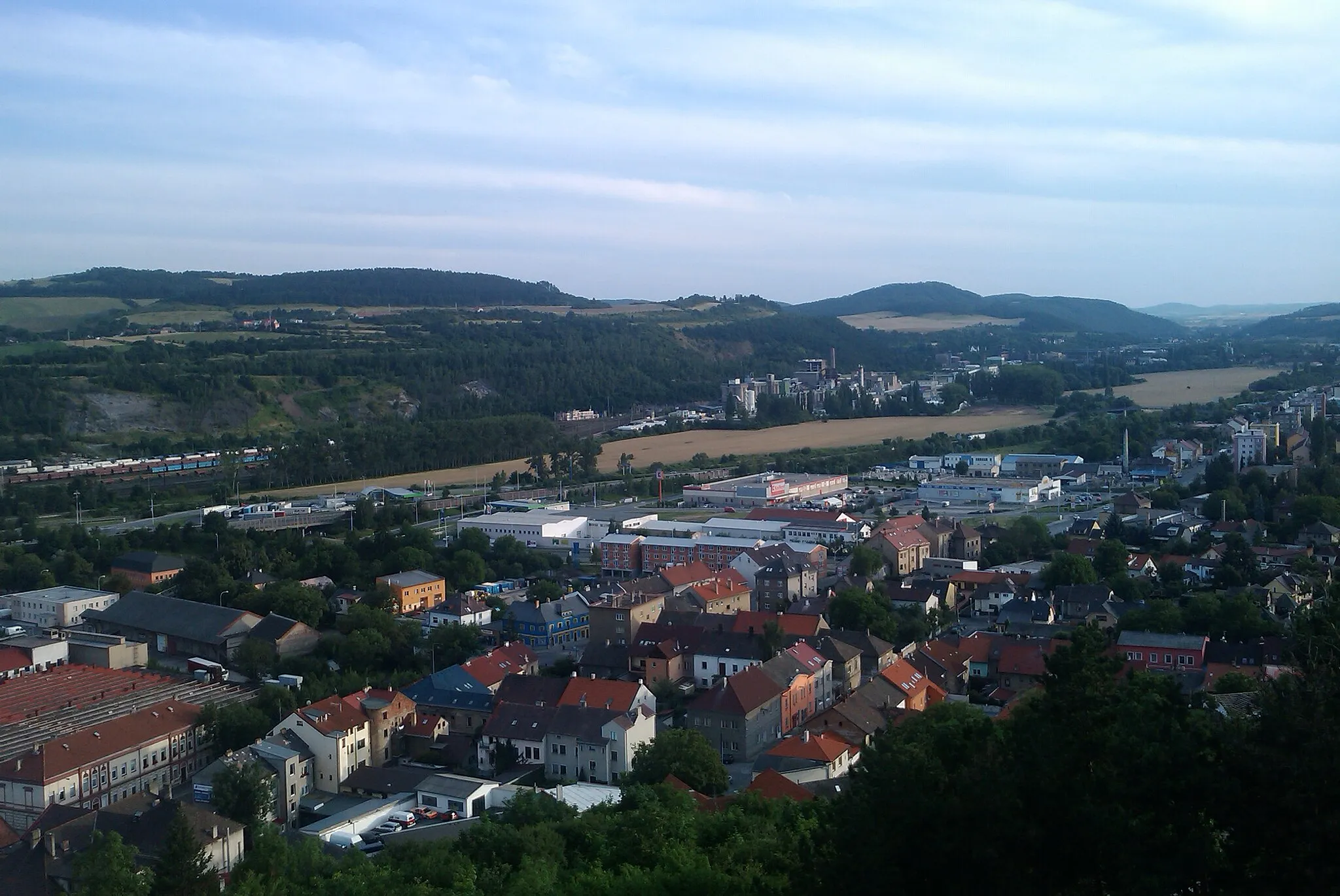 Photo showing: Beroun z rozhledny