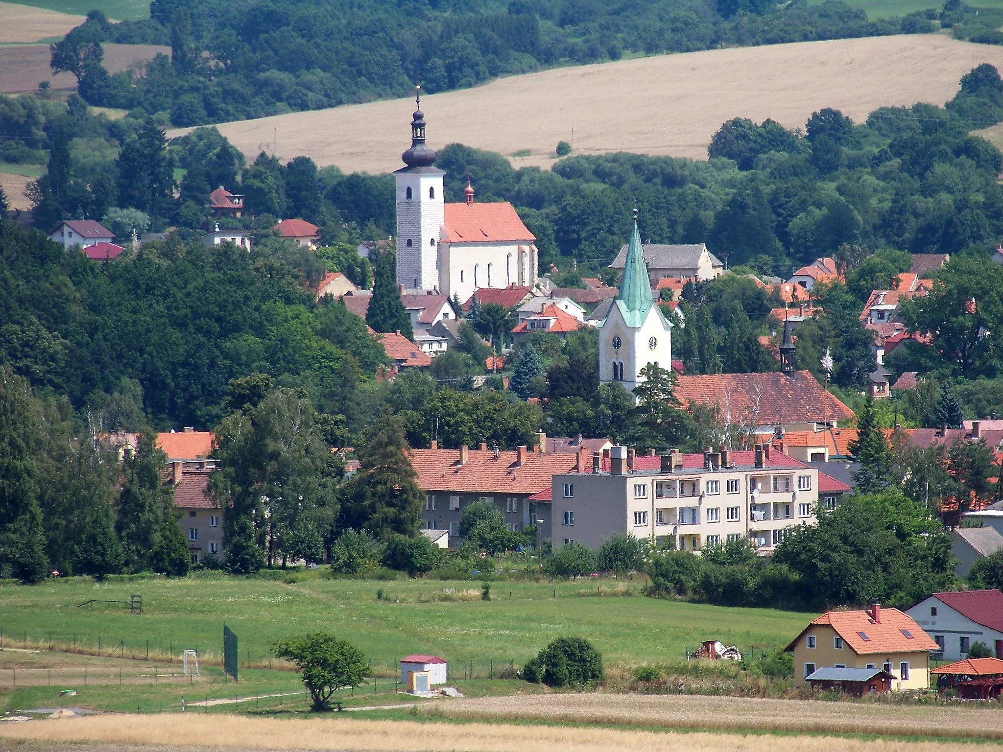 Photo showing: Sedlec-Prčice, Příbram District, Central Bohemian Region, the Czech Republic.