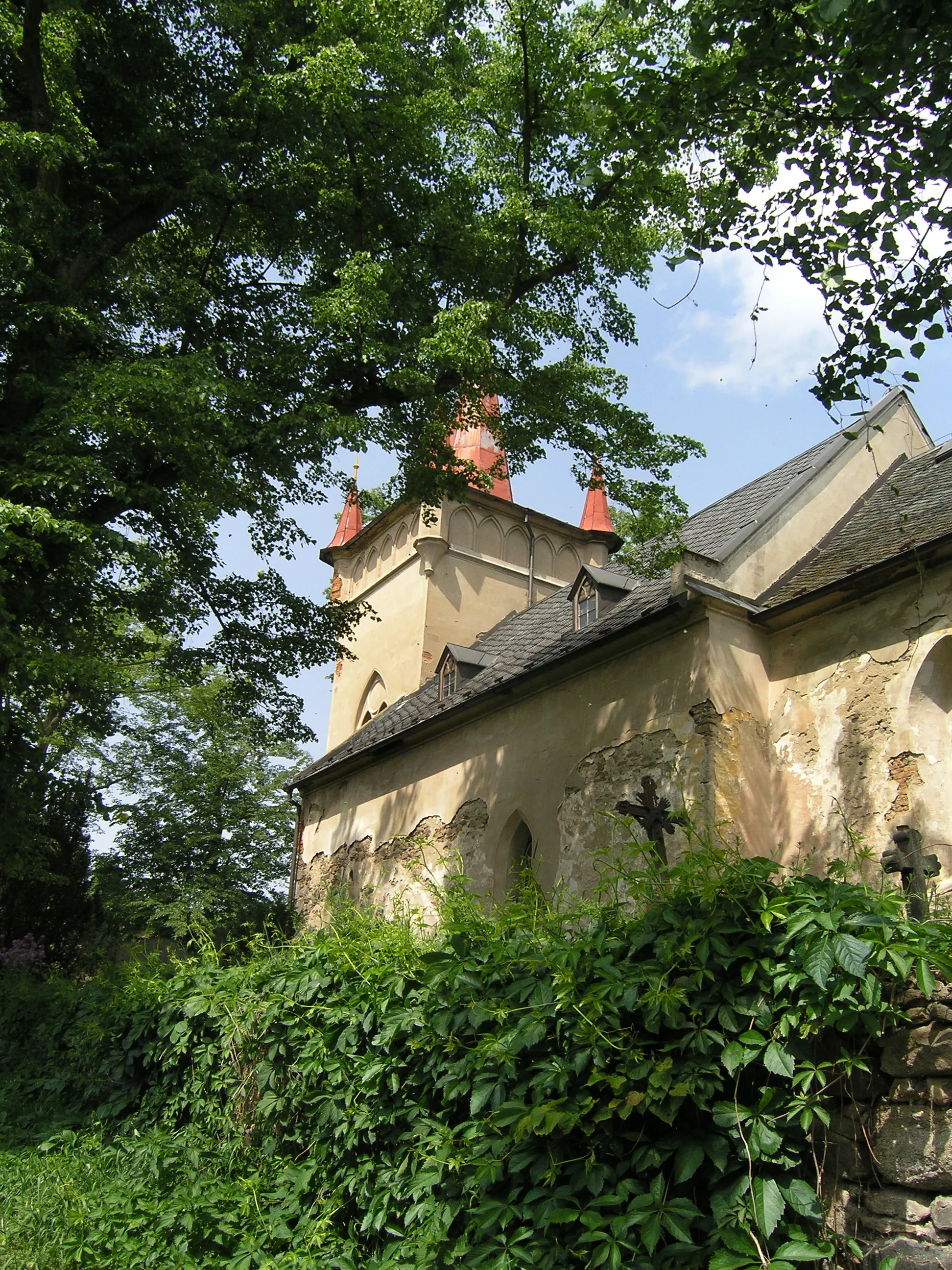 Photo showing: St. Catherine's Church in Chrást nad Sázavou, part of Týnec nad Sázavou, Czech Republic