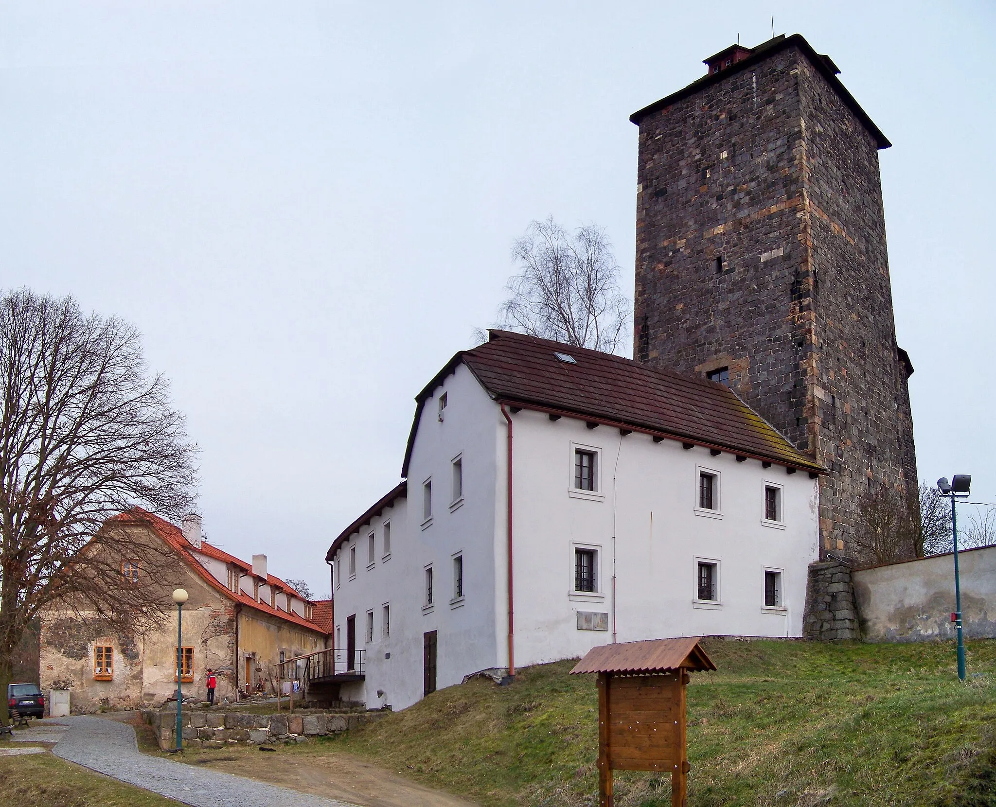 Photo showing: Týnec nad Sázavou Castle, the Czech Republic.