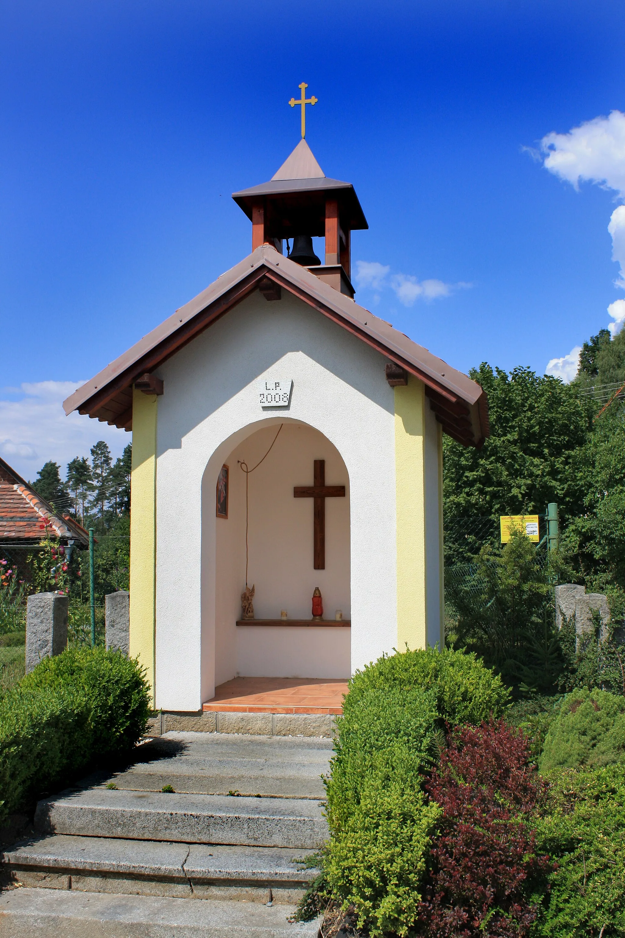 Photo showing: Small chapel in Borová Lhota, part of Pyšely, Czech Republic