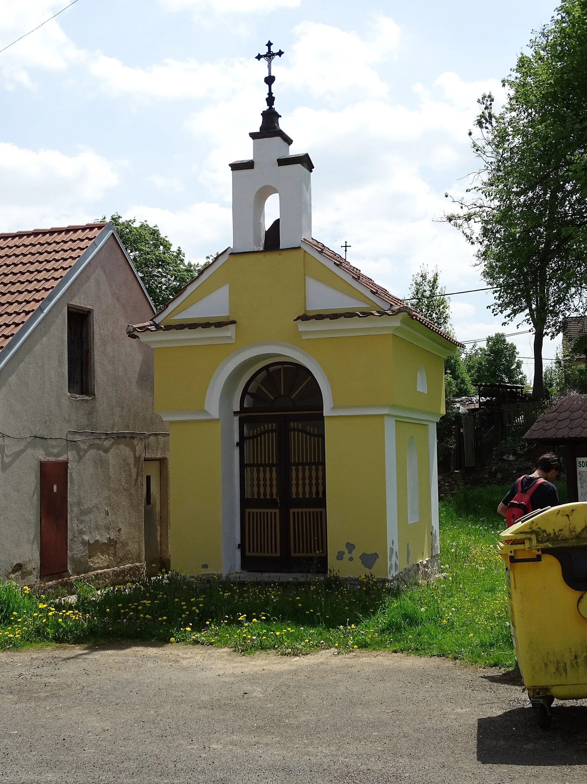 Photo showing: Křečovice-Strážovice, Benešov District, Central Bohemian Region, Czech Republic. A chapel.