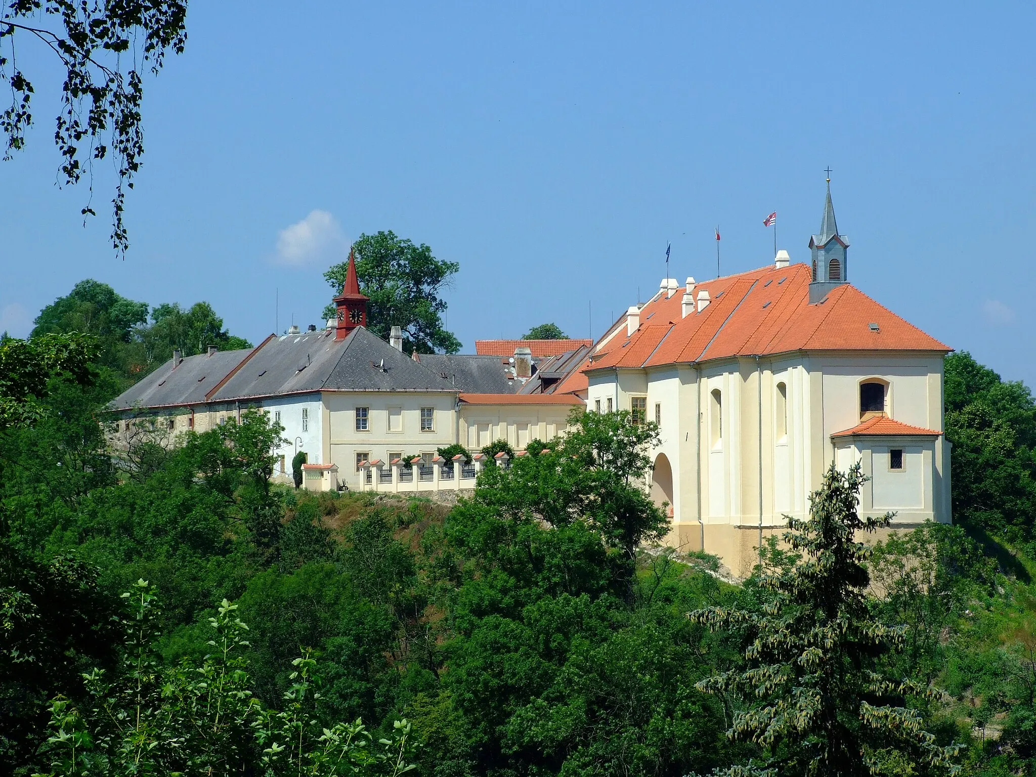 Photo showing: Nižbor castle, Central Bohemian region, CZ