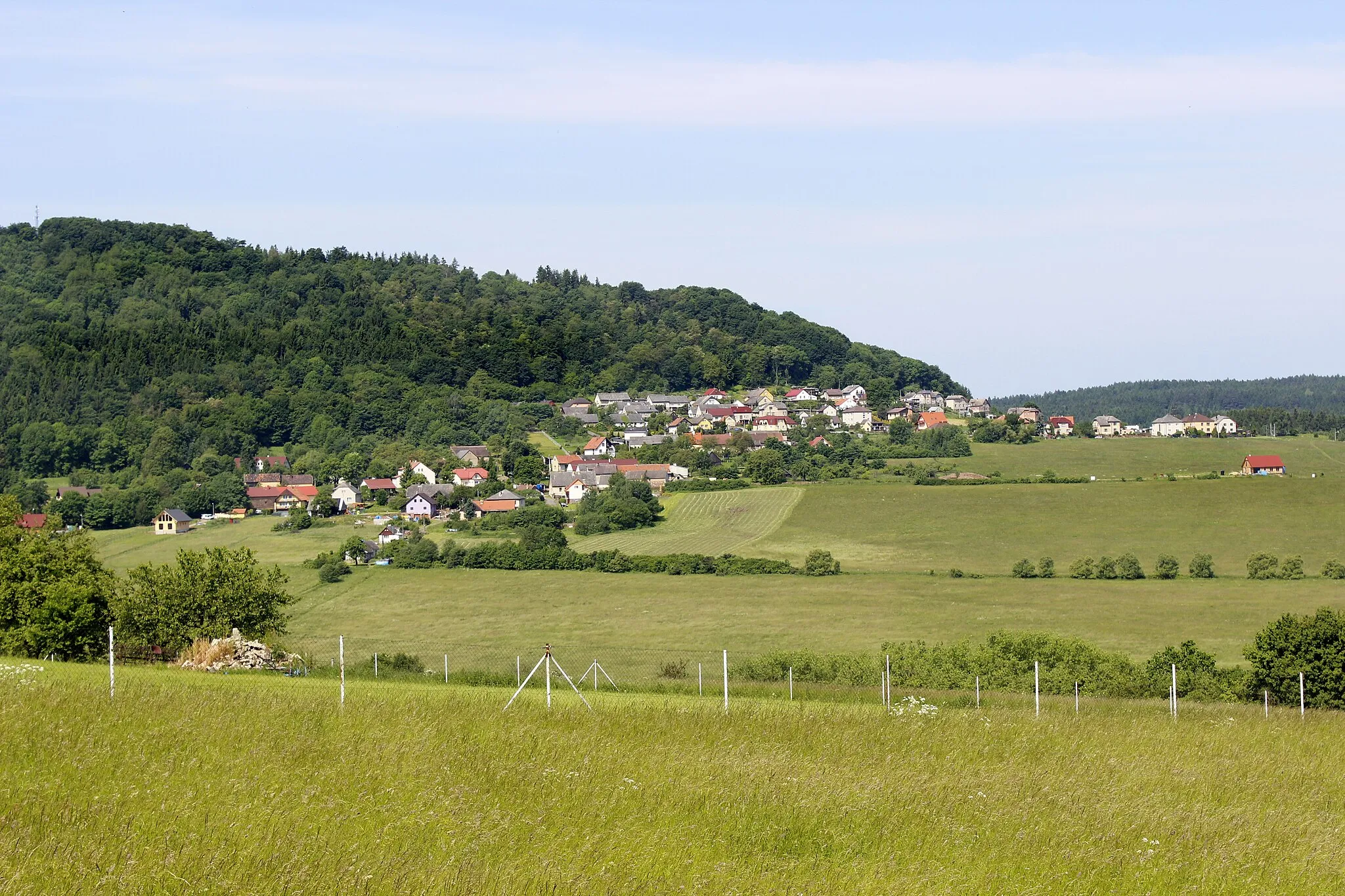 Photo showing: West view to Jivina, Czech Republic