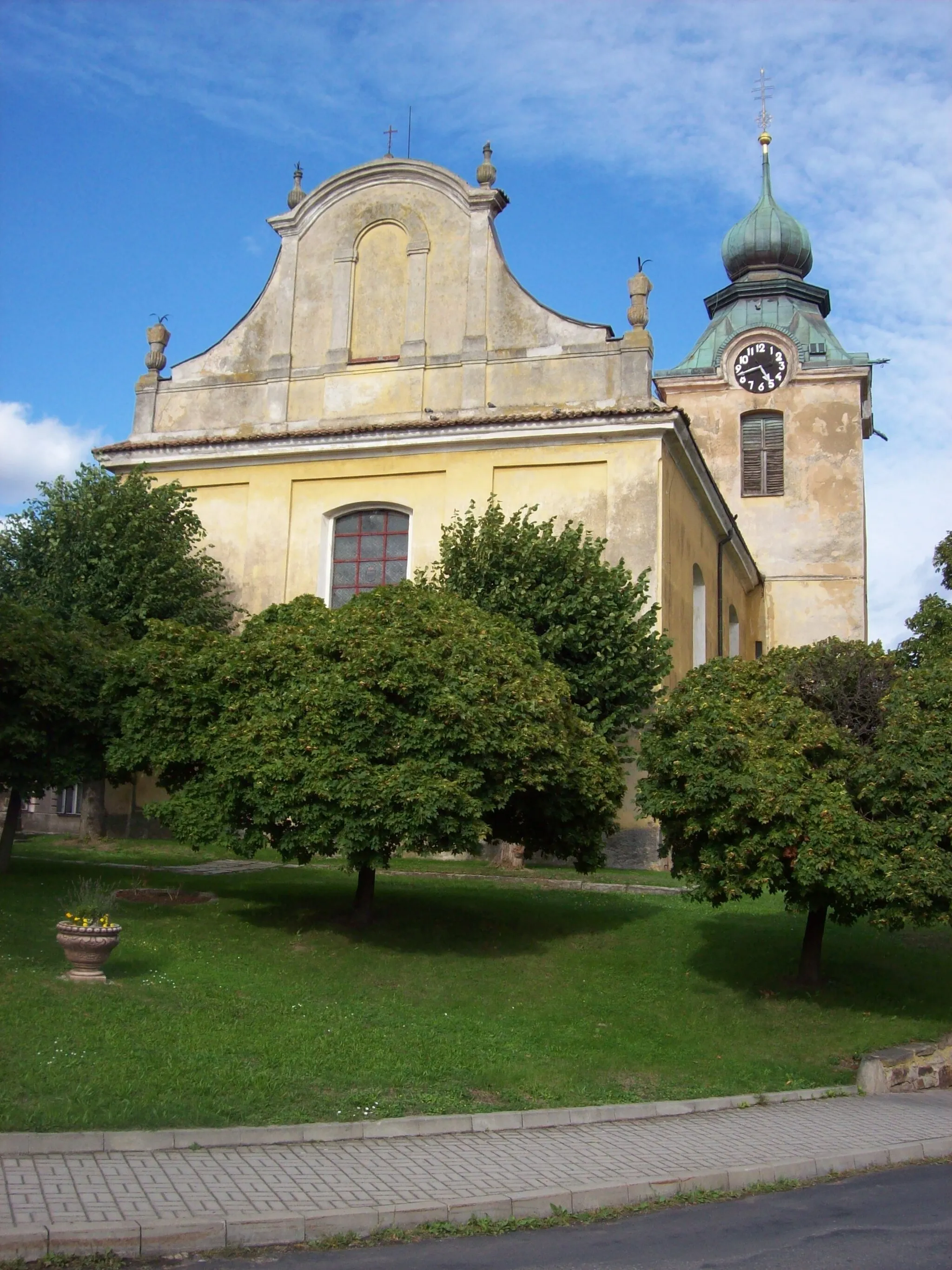 Photo showing: Cerhovice - kostel sv. Martina