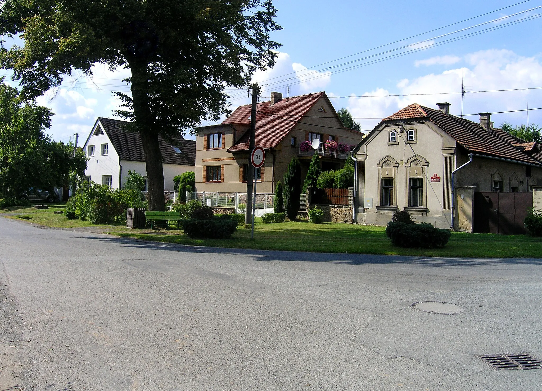 Photo showing: Antonína Milfaita street in Žilina by Kladno, Czech Republic