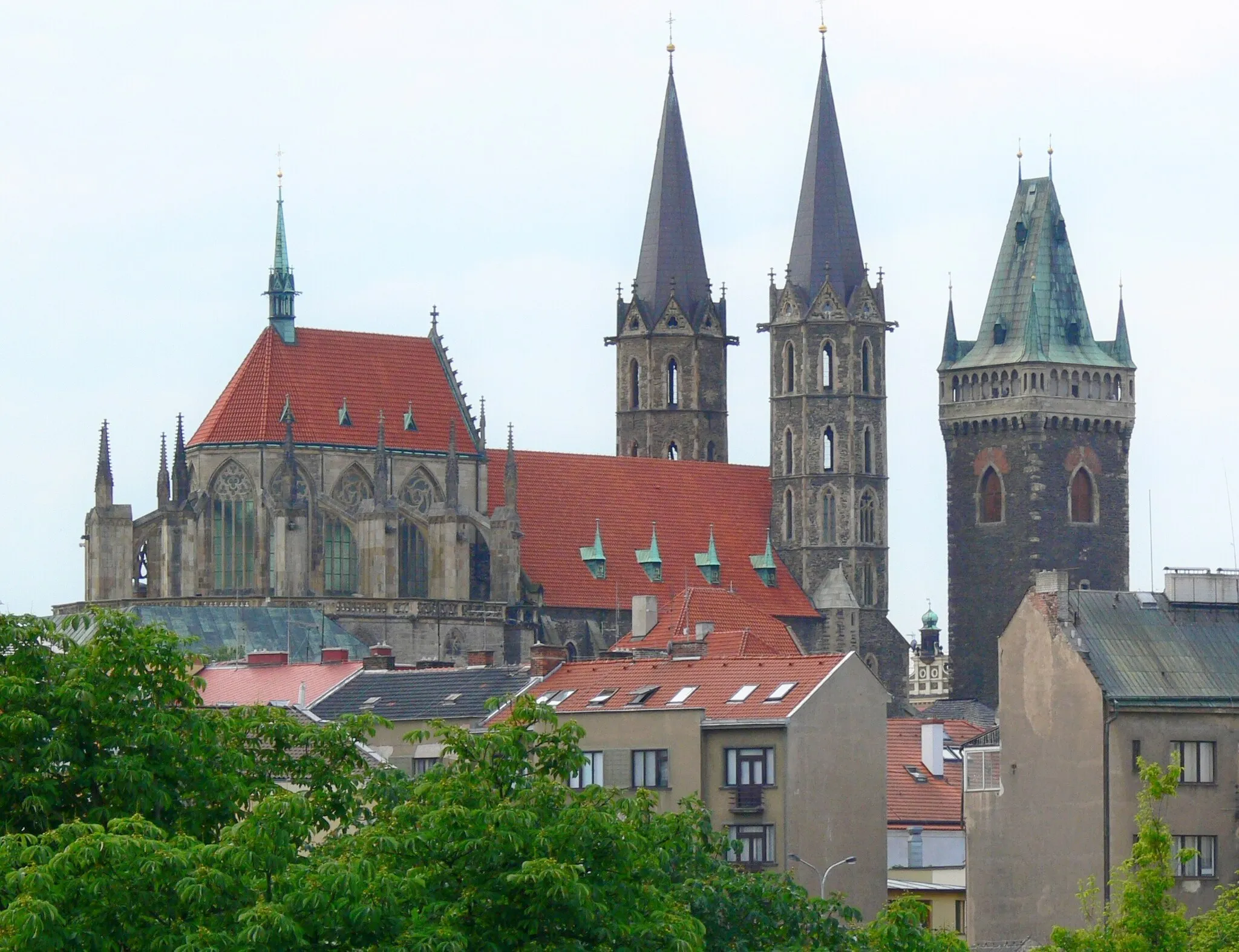 Photo showing: St. Bartholomew church in Kolín, CZ.