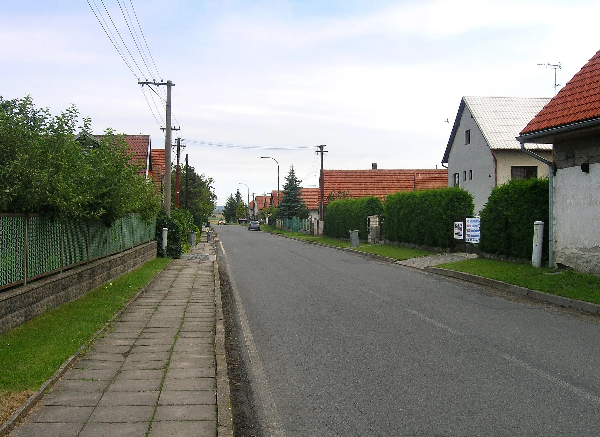Photo showing: North part of Jestřabí Lhota, Czech Republic