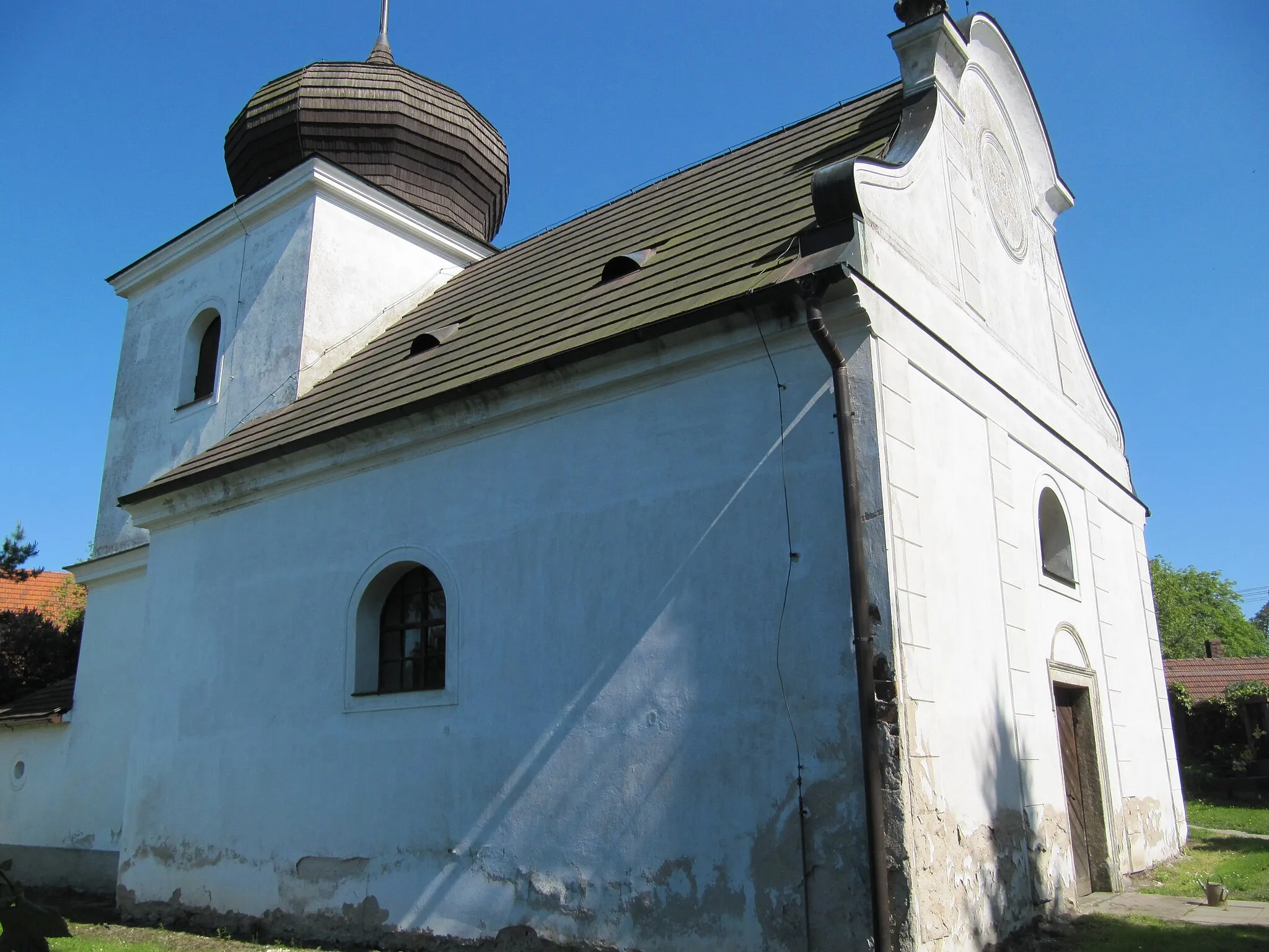 Photo showing: Vavřinec in Kutná Hora District, Czech Republic, part Žíšov. Church of St. Nicolas.