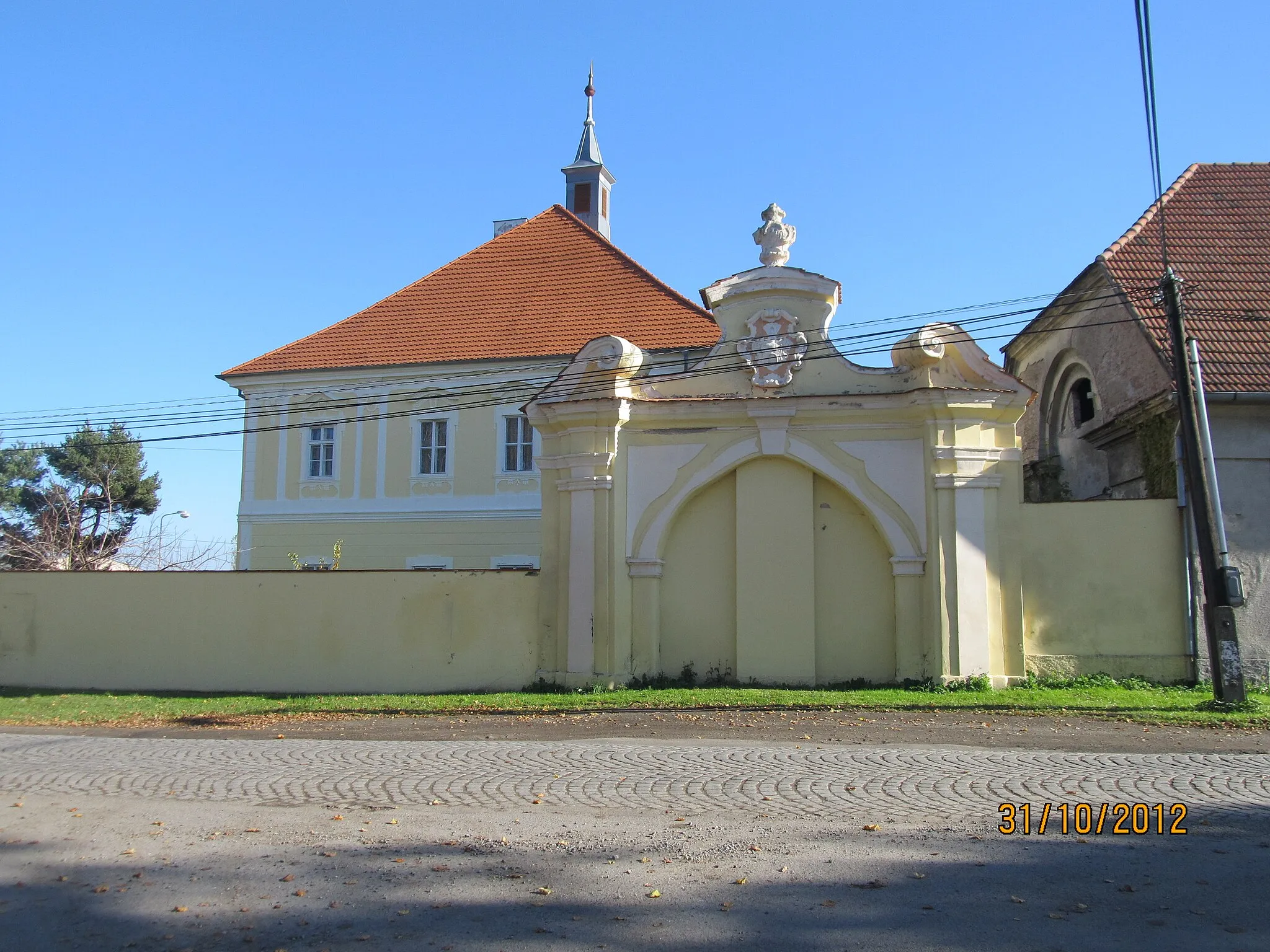 Photo showing: Baroque castle in Hlizov