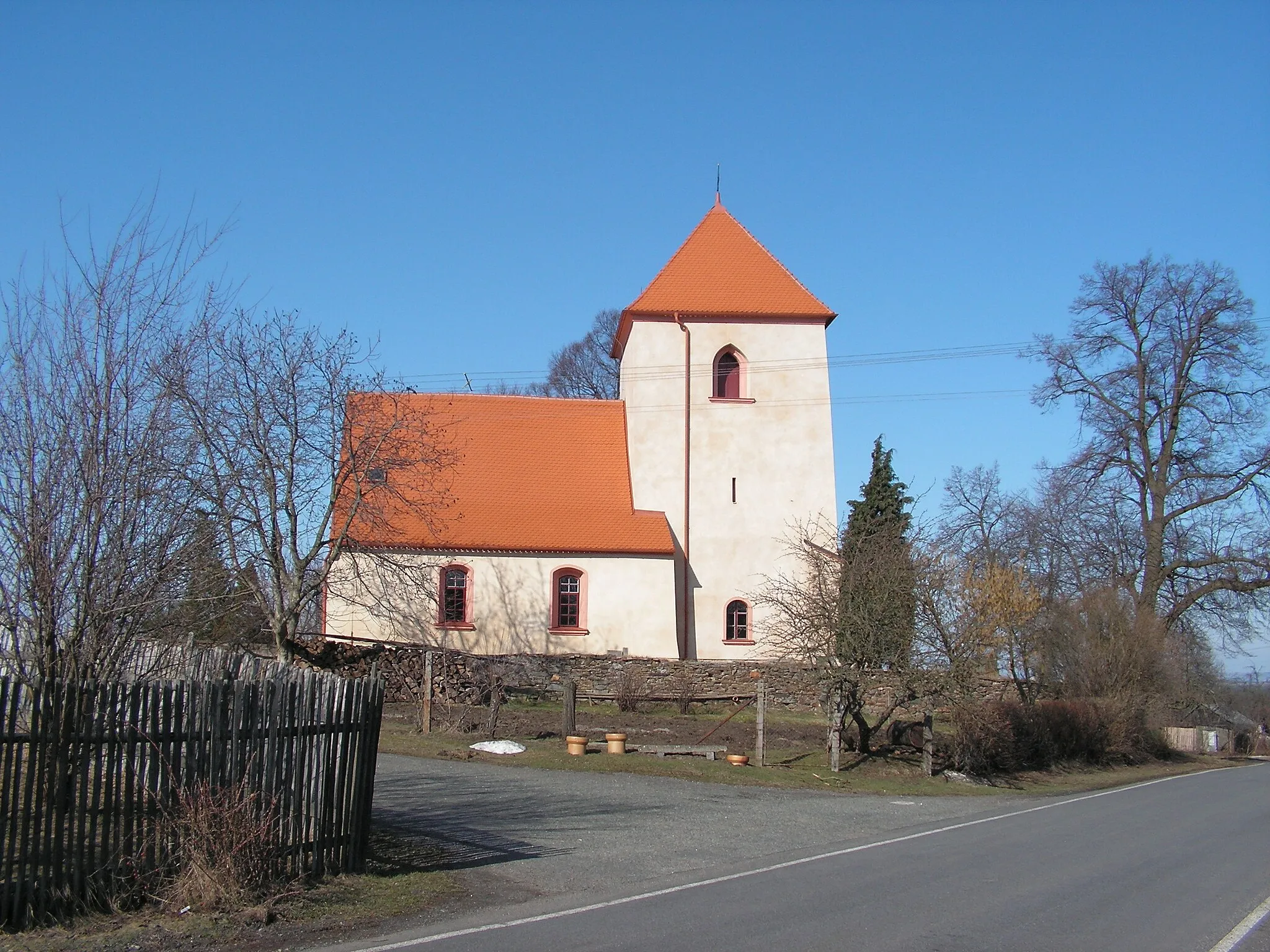 Photo showing: Kostel svatého Václava v Dobrovítově v okrese Kutná Hora