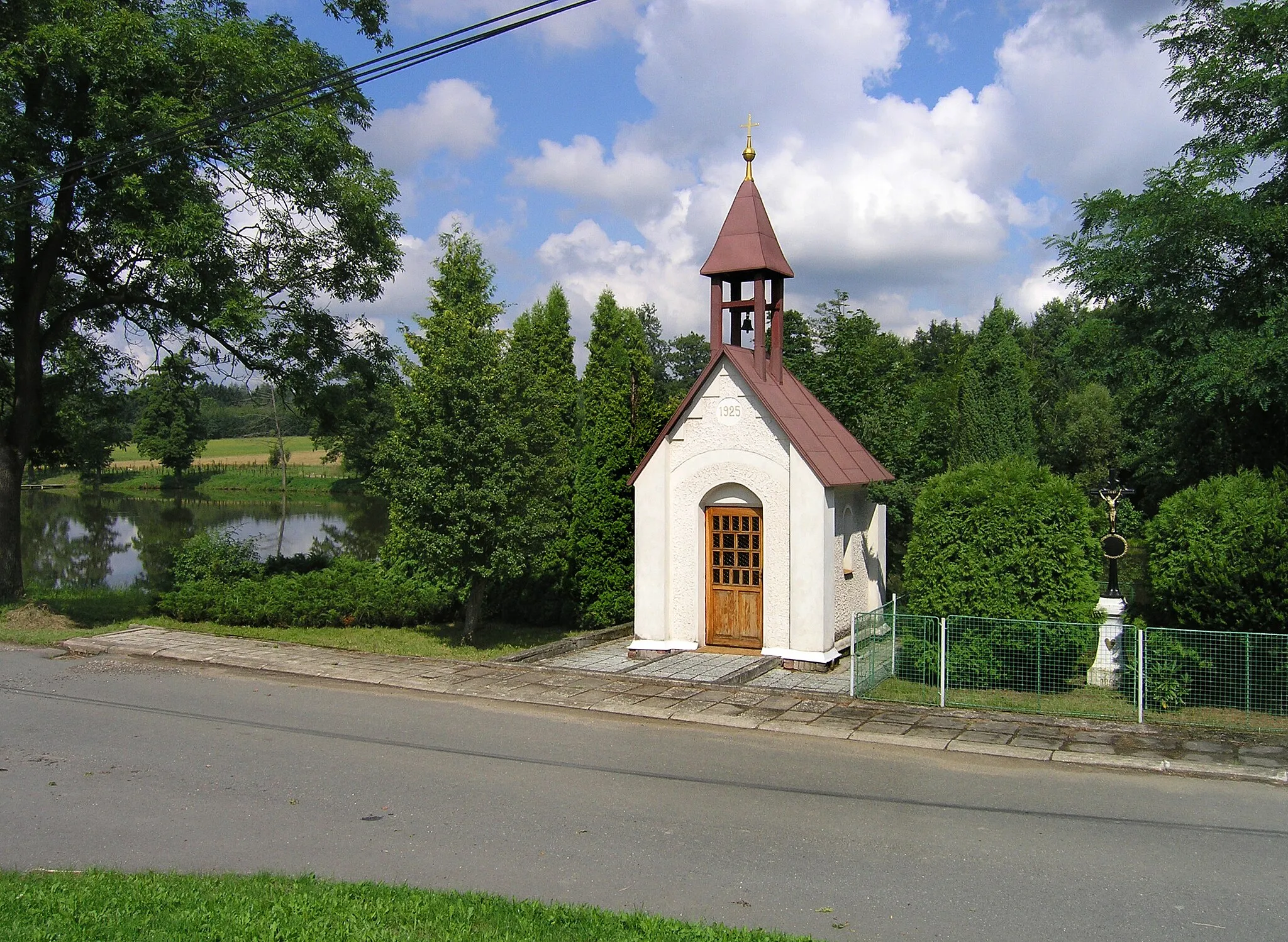 Photo showing: Chapel in Řeplice, part of Bohdaneč, Czech Republic