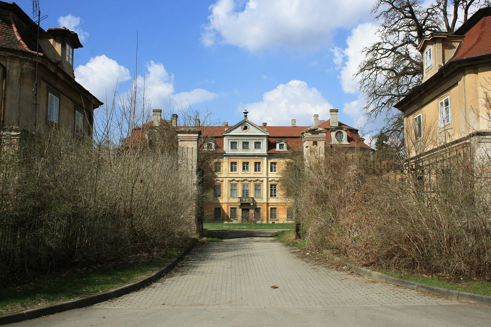 Photo showing: Mansion in Hořín, Mělník District. Central Bohemian Region, CZ