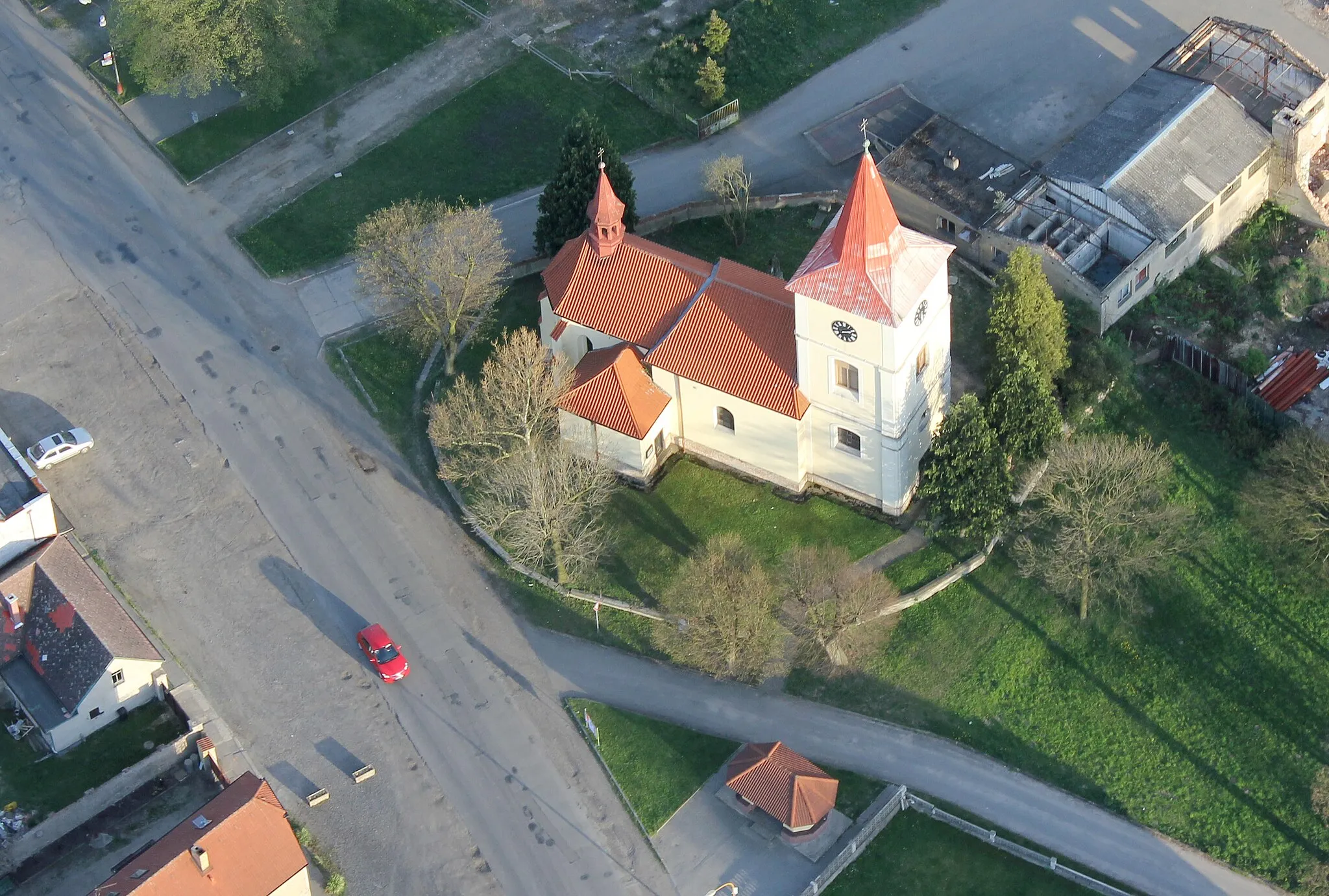 Photo showing: aerial photo