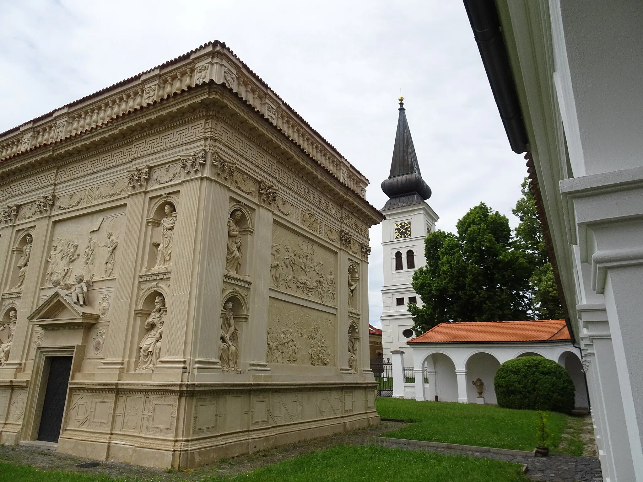 Photo showing: Kosmonosy, Mladá Boleslav District, Czechia. Loreto chapel.