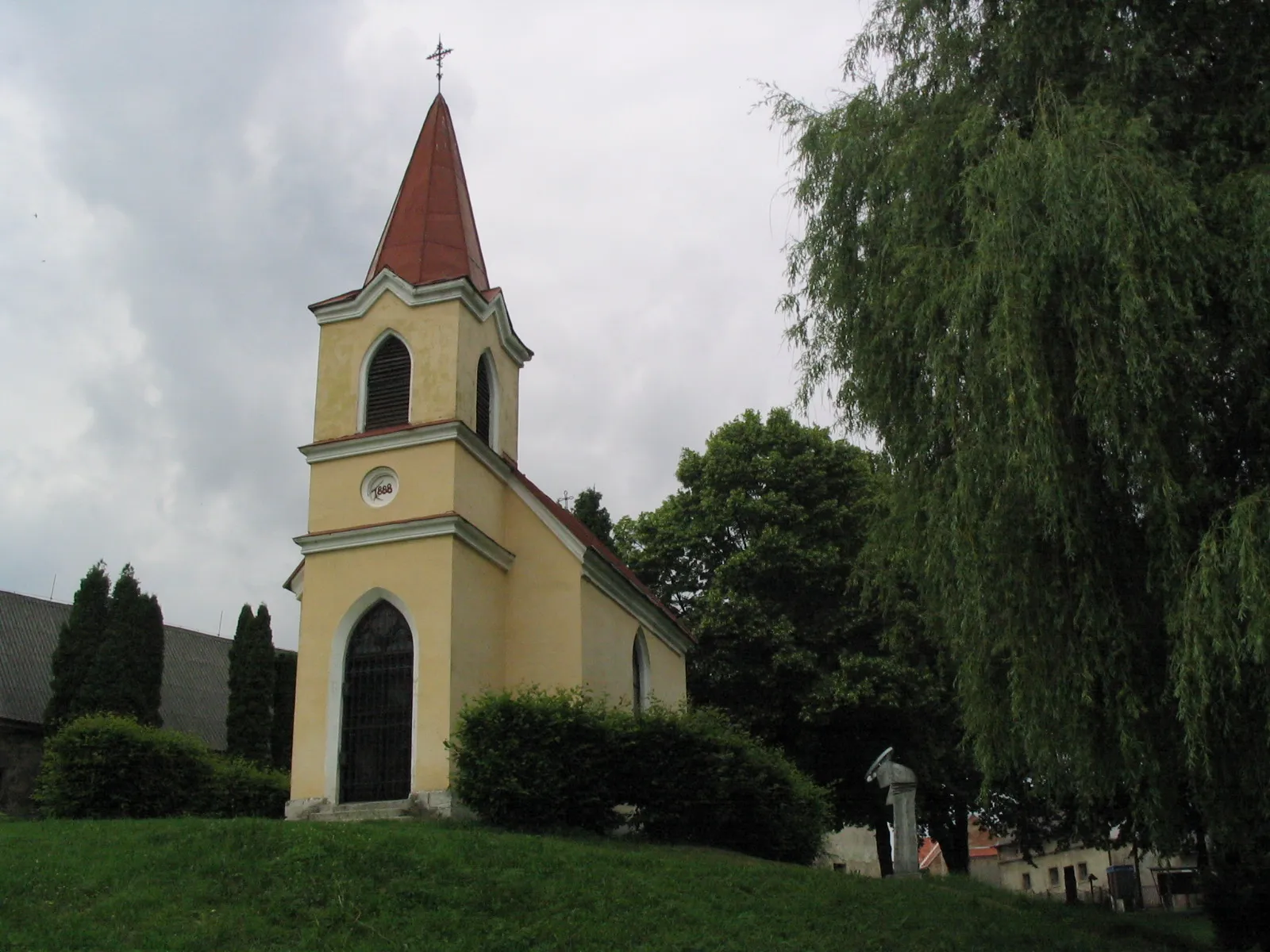 Photo showing: St Wenceslas chapel (1861) in Horni Bukovina, Mladá Boleslav District, Czech Republic