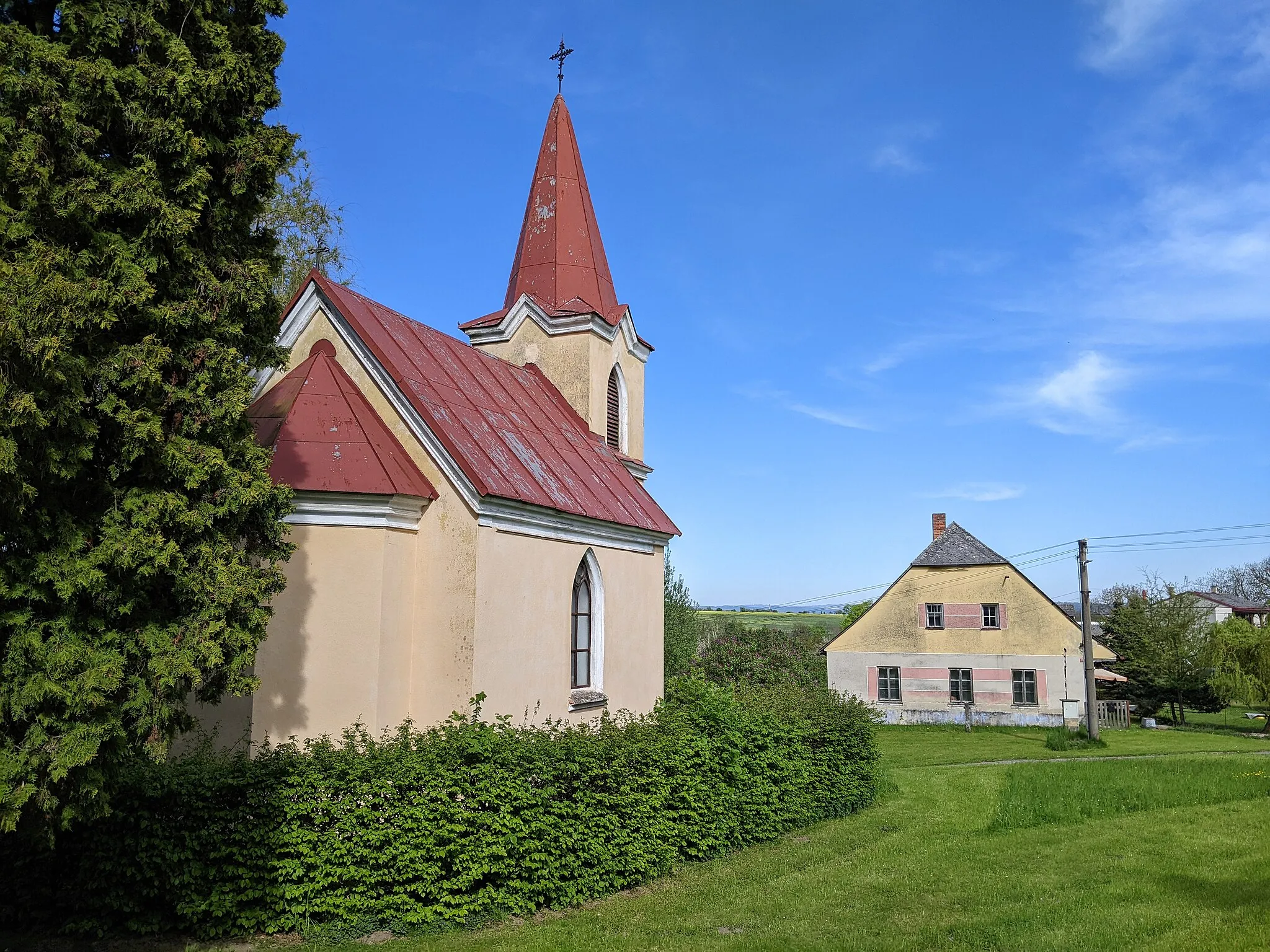 Photo showing: Horní Bukovina - kaple sv. Jana Nepomuckého