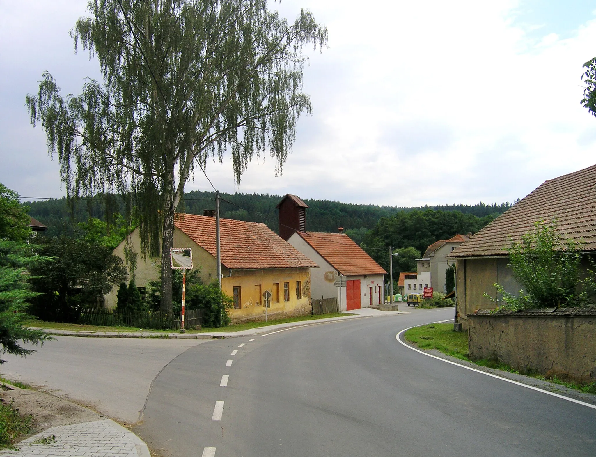 Photo showing: Central part of Libeř, Czech Republic