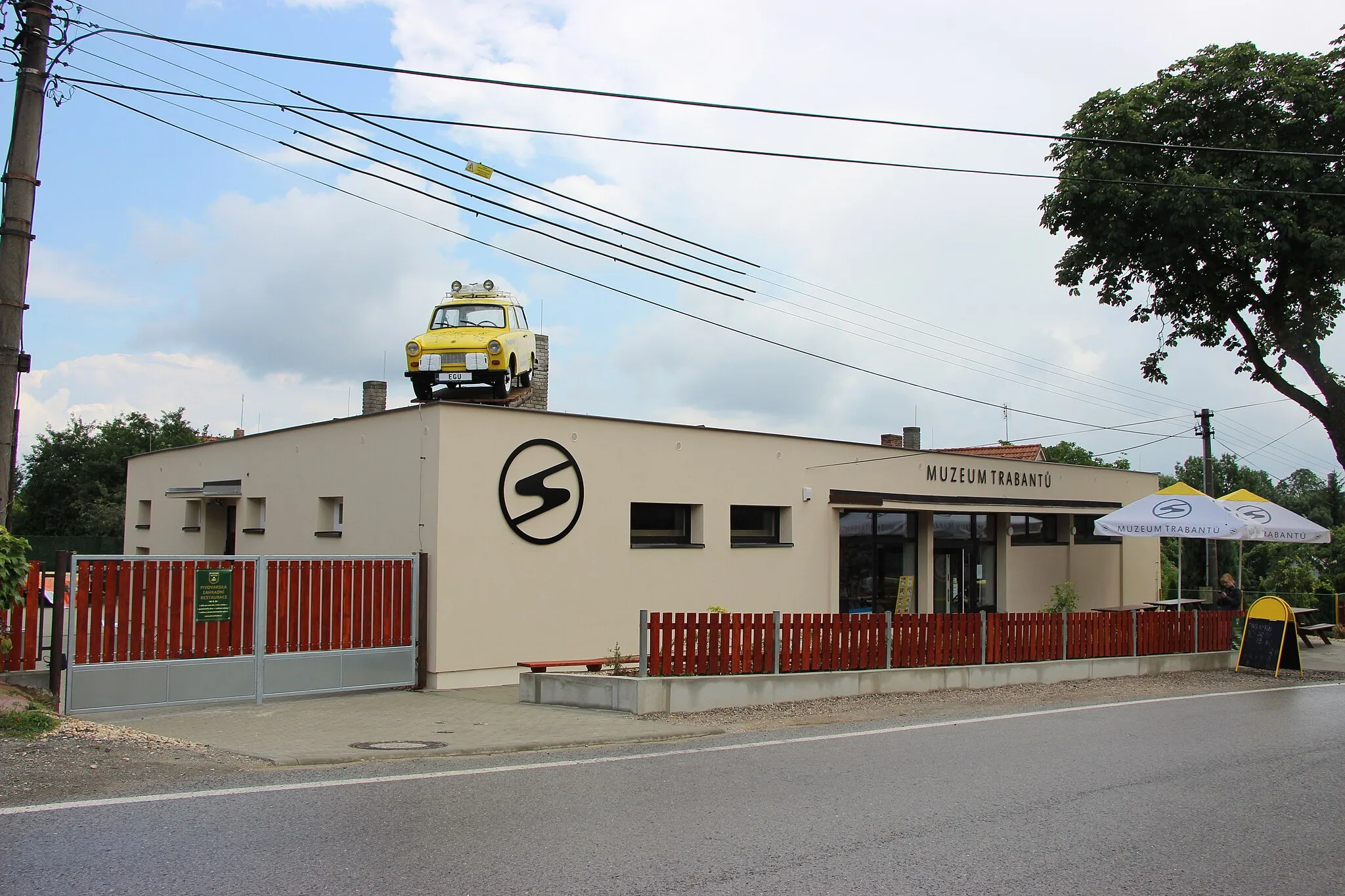 Photo showing: Nová Ves pod Pleší - Příbram District - Museum of Trabants